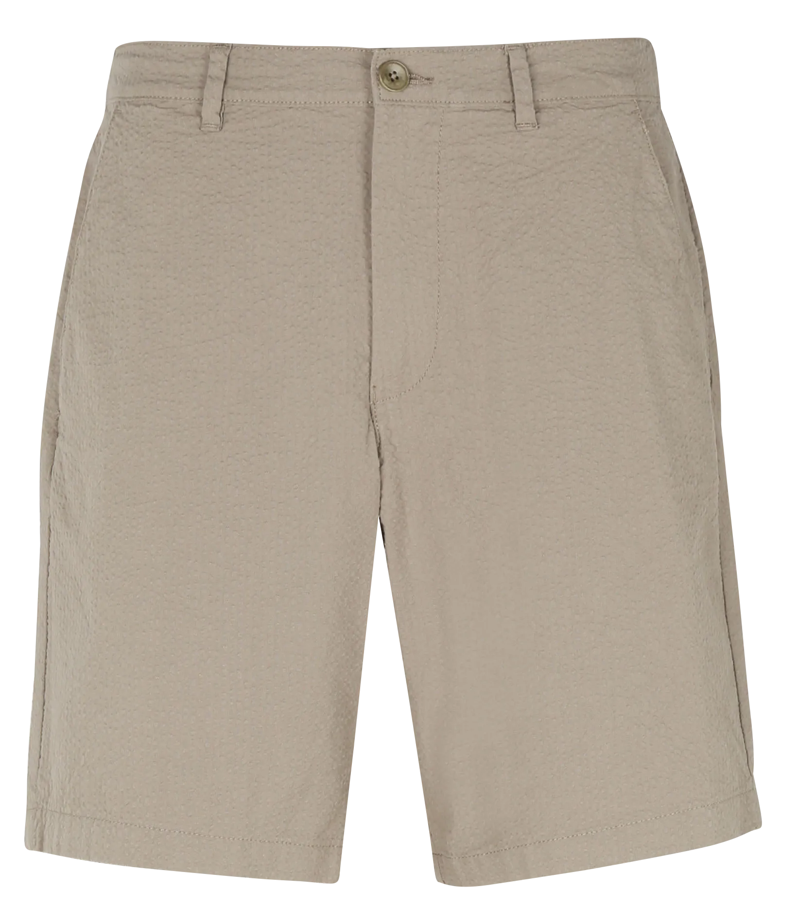 Strukturierte Shorts aus Bio-Baumwoll-Mix Grau