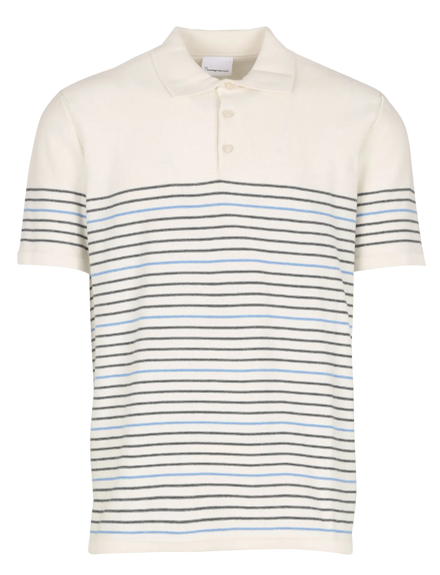 Poloshirt in Matrosen-Optik, Regular Fit, aus Bio-Baumwolle Weiss