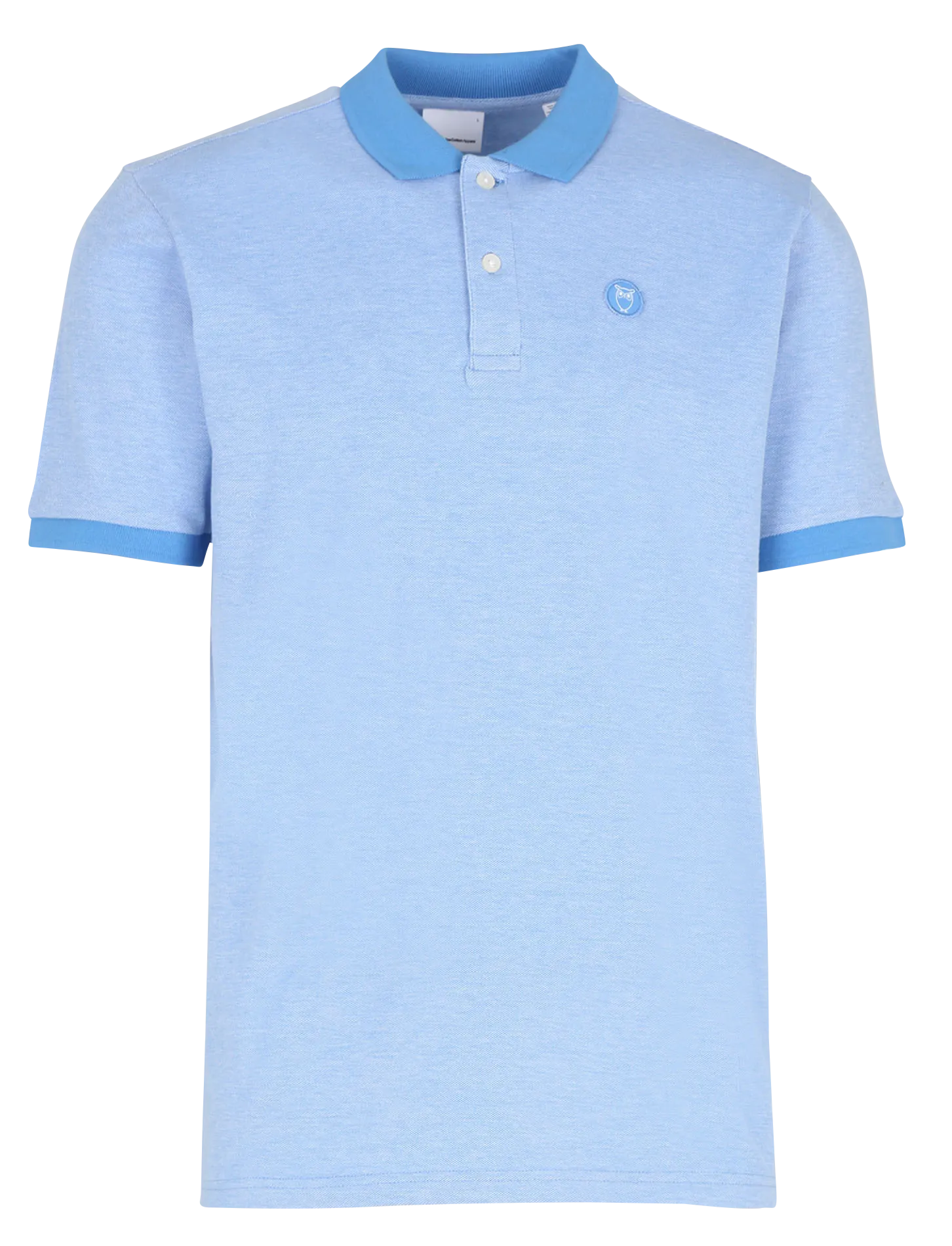 Poloshirt aus Bio-Baumwoll-Piqué Blau