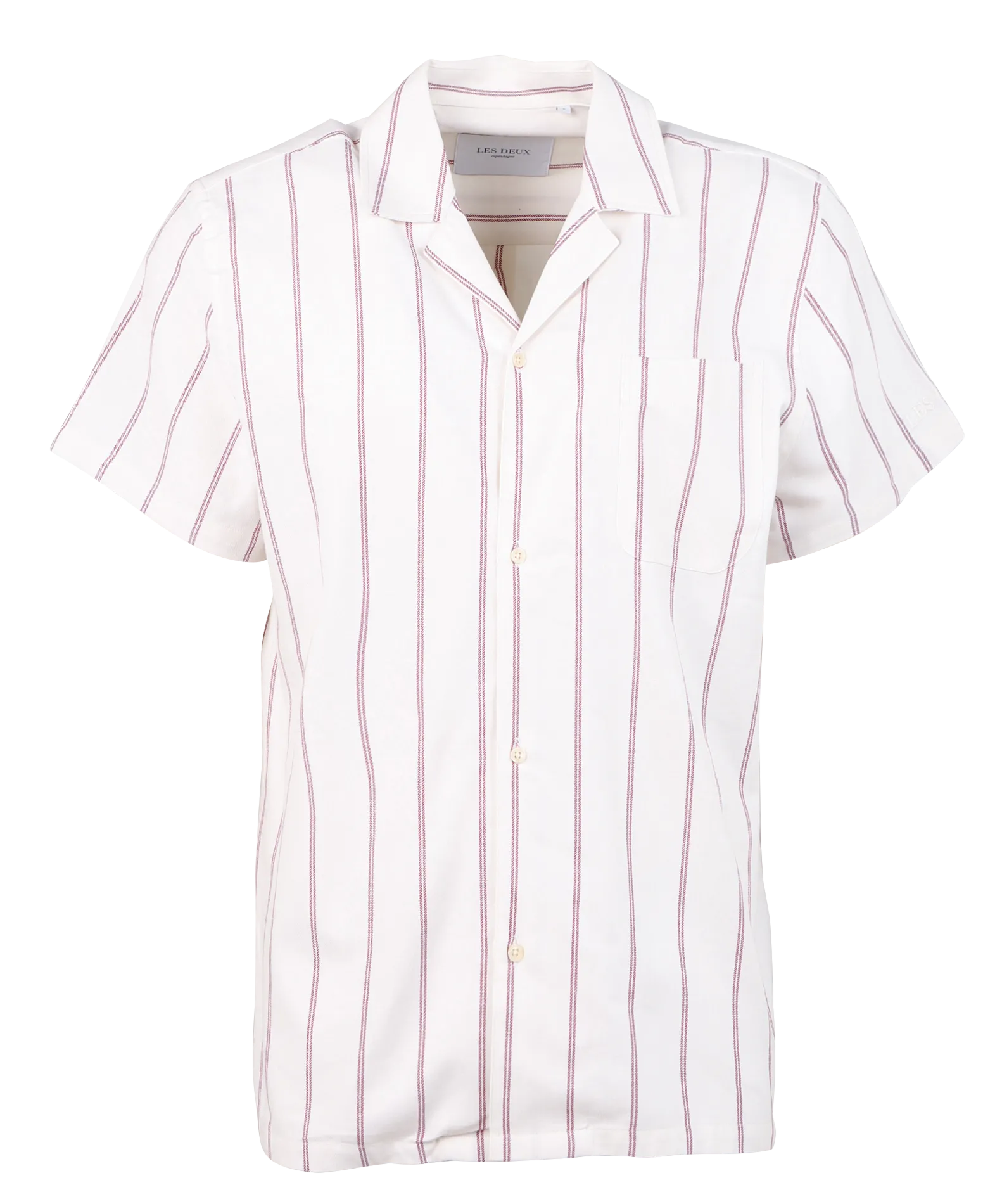 Weites Hemd mit Streifen aus Baumwolle Mehrfarbig