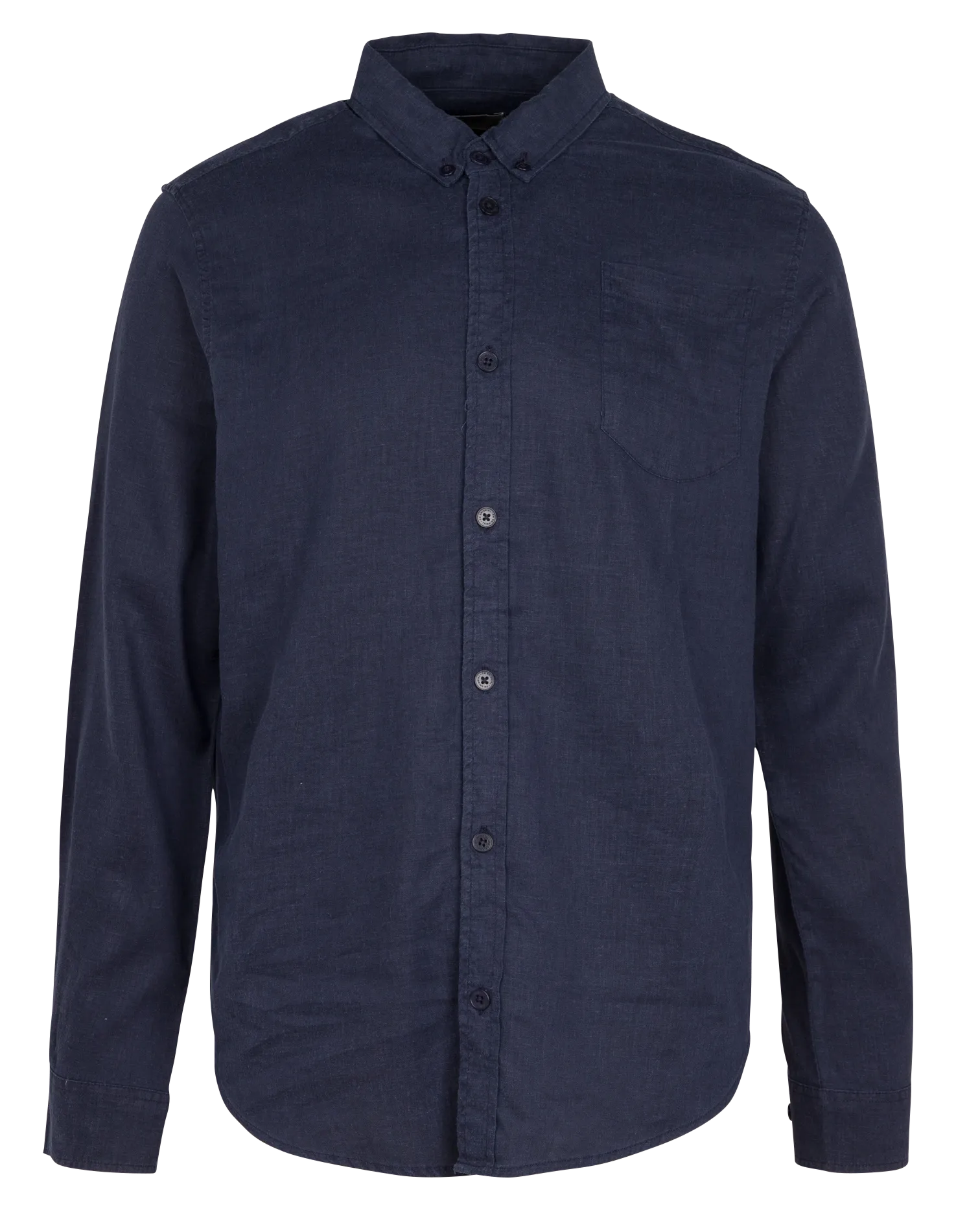 Hemd mit Button-down-Kragen Blau HEMP ANT