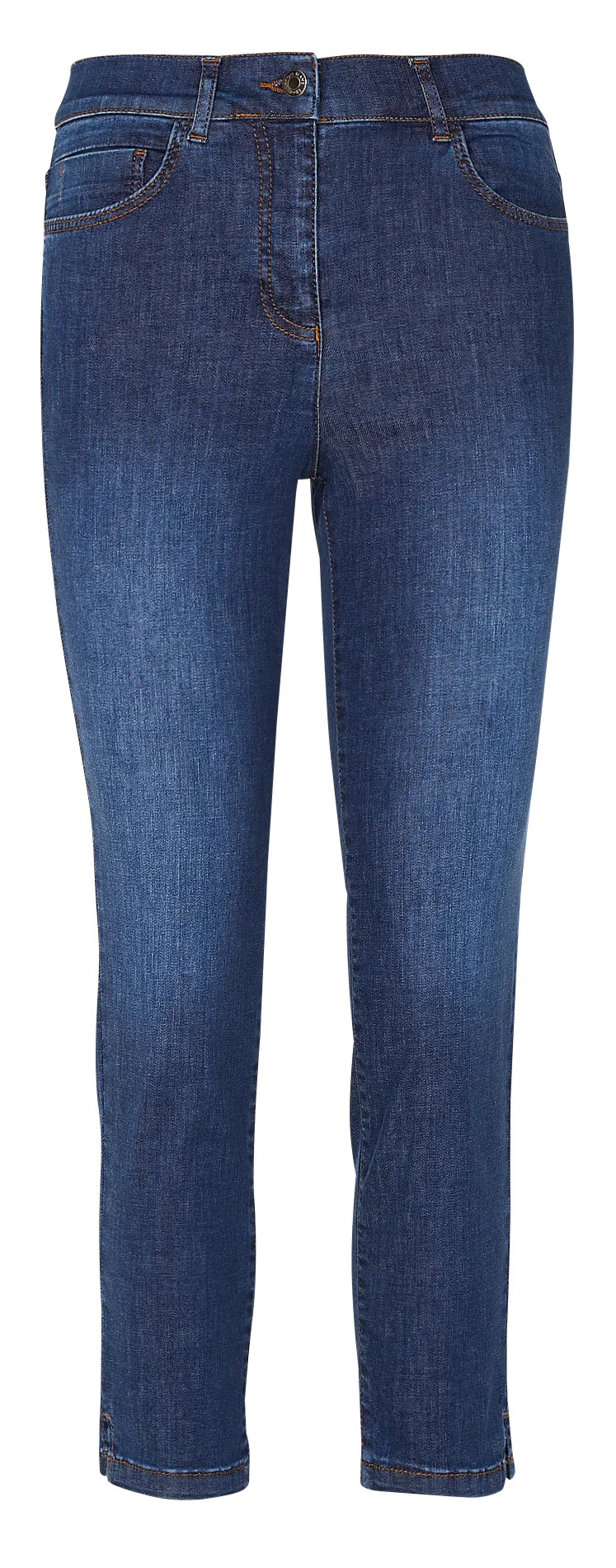 7/8-Slimfit-Jeans aus Baumwoll-Mix Blau PK013-CALEBB