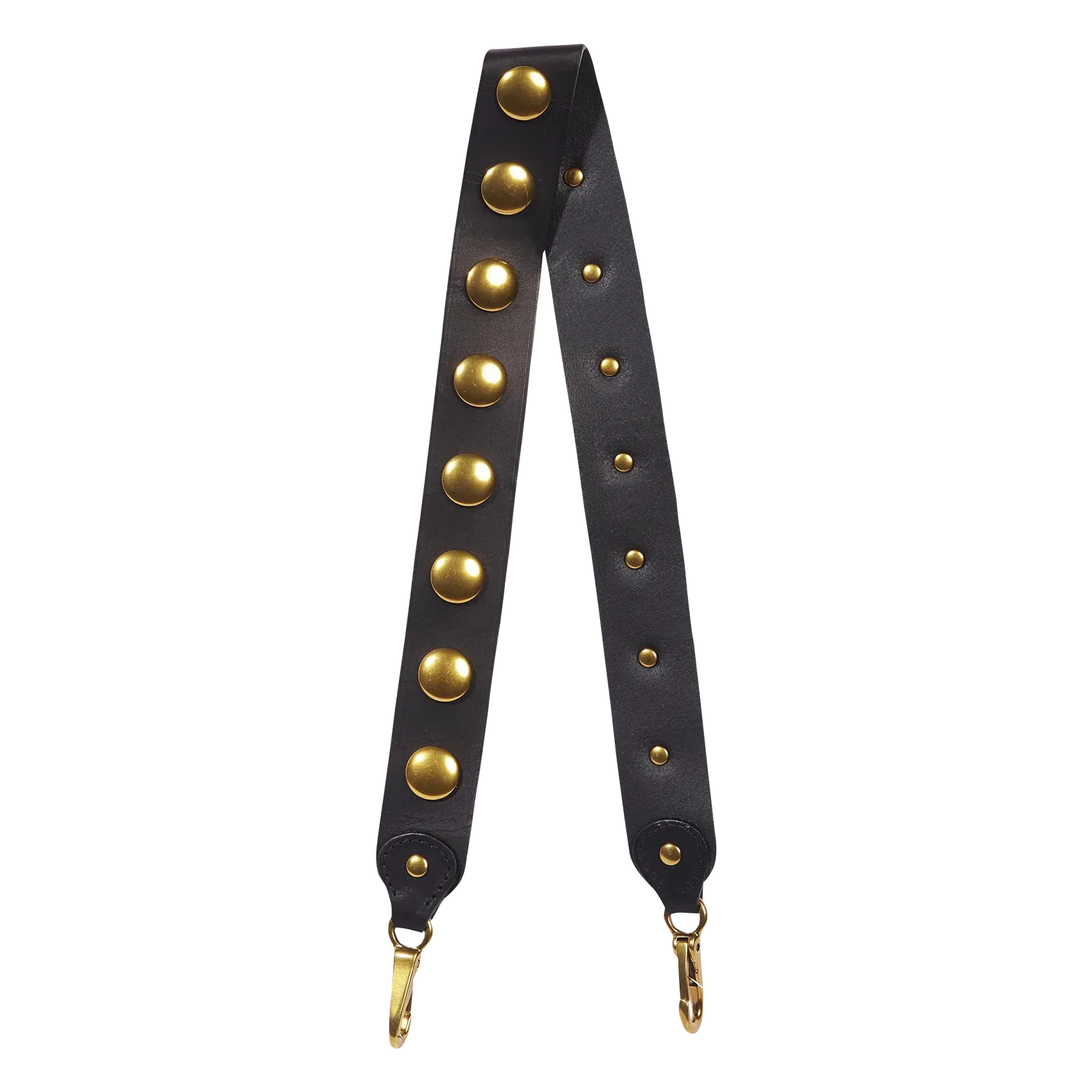Lederhenkel mit Nieten Schwarz ANSE FESTIVAL