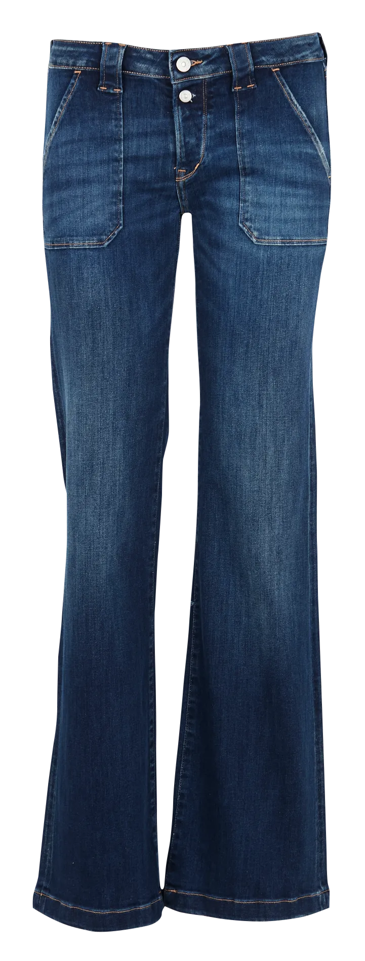 Flared Stretch-Jeans Blau FLARE