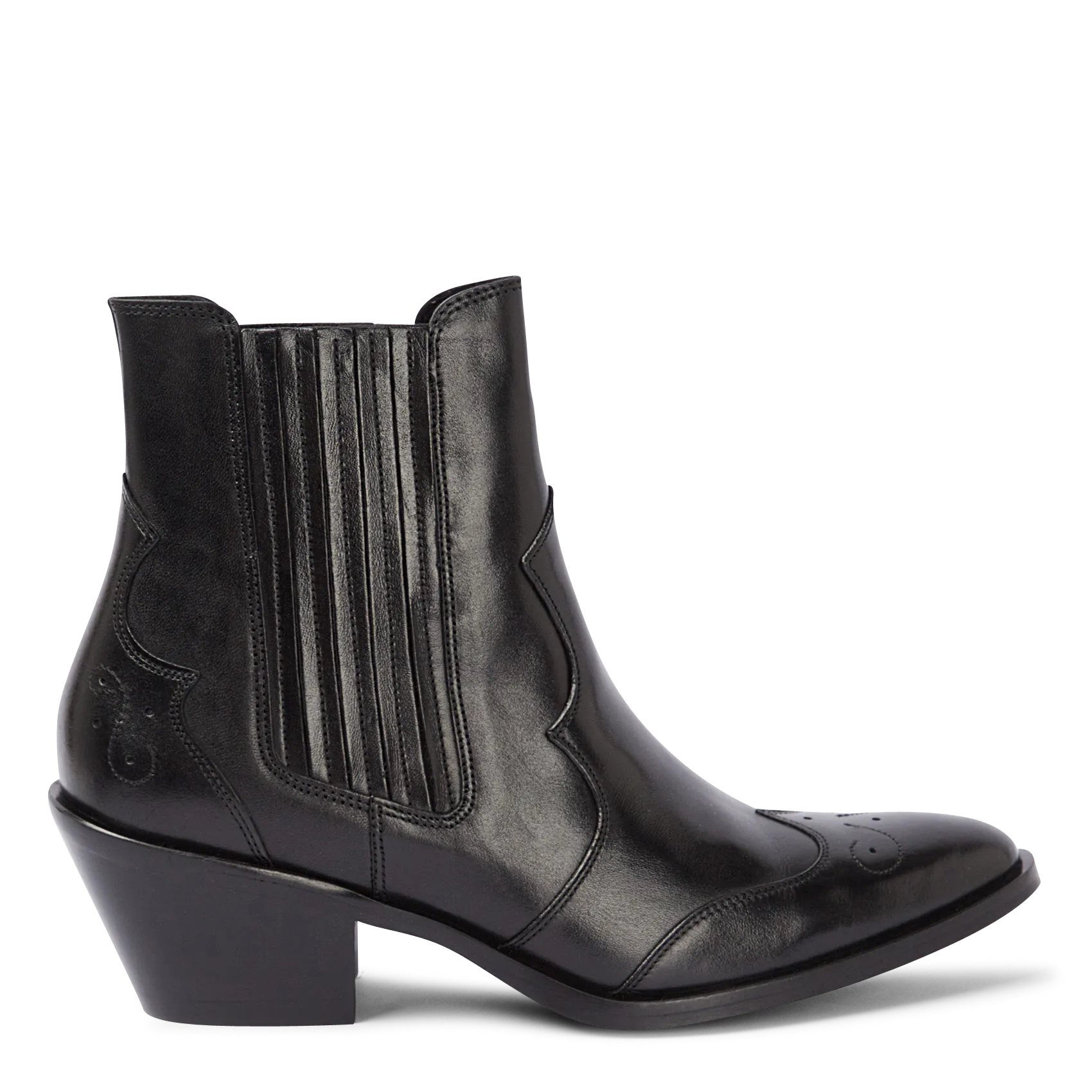 Lederboots Schwarz CARRIE