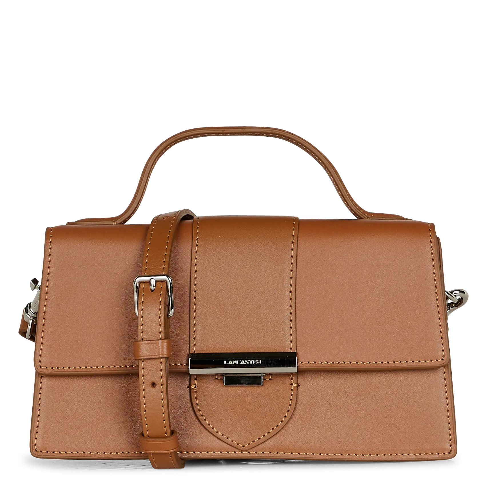 Schultertasche aus Leder Braun PARIS ILY