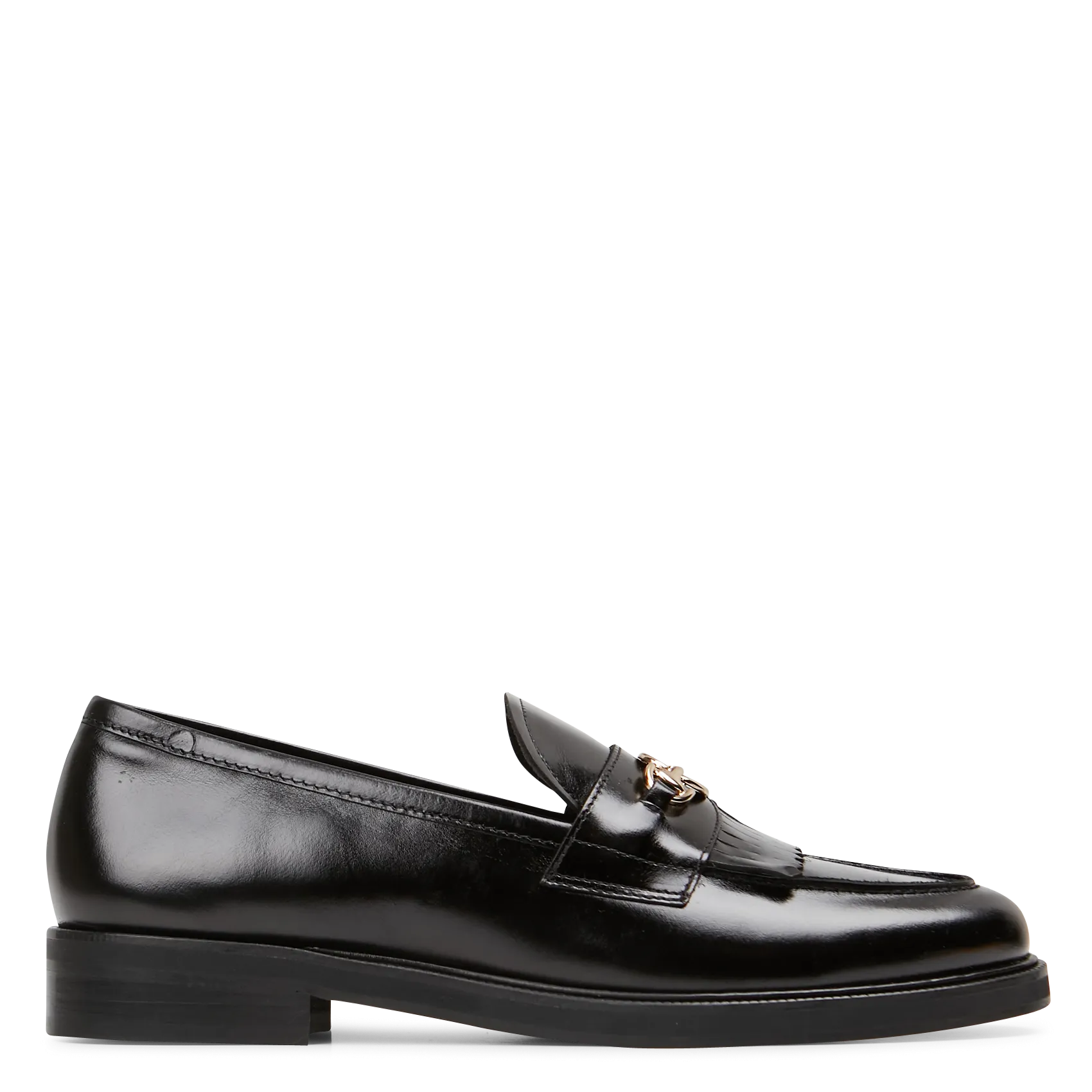 Ledermokassins Schwarz DELPHES