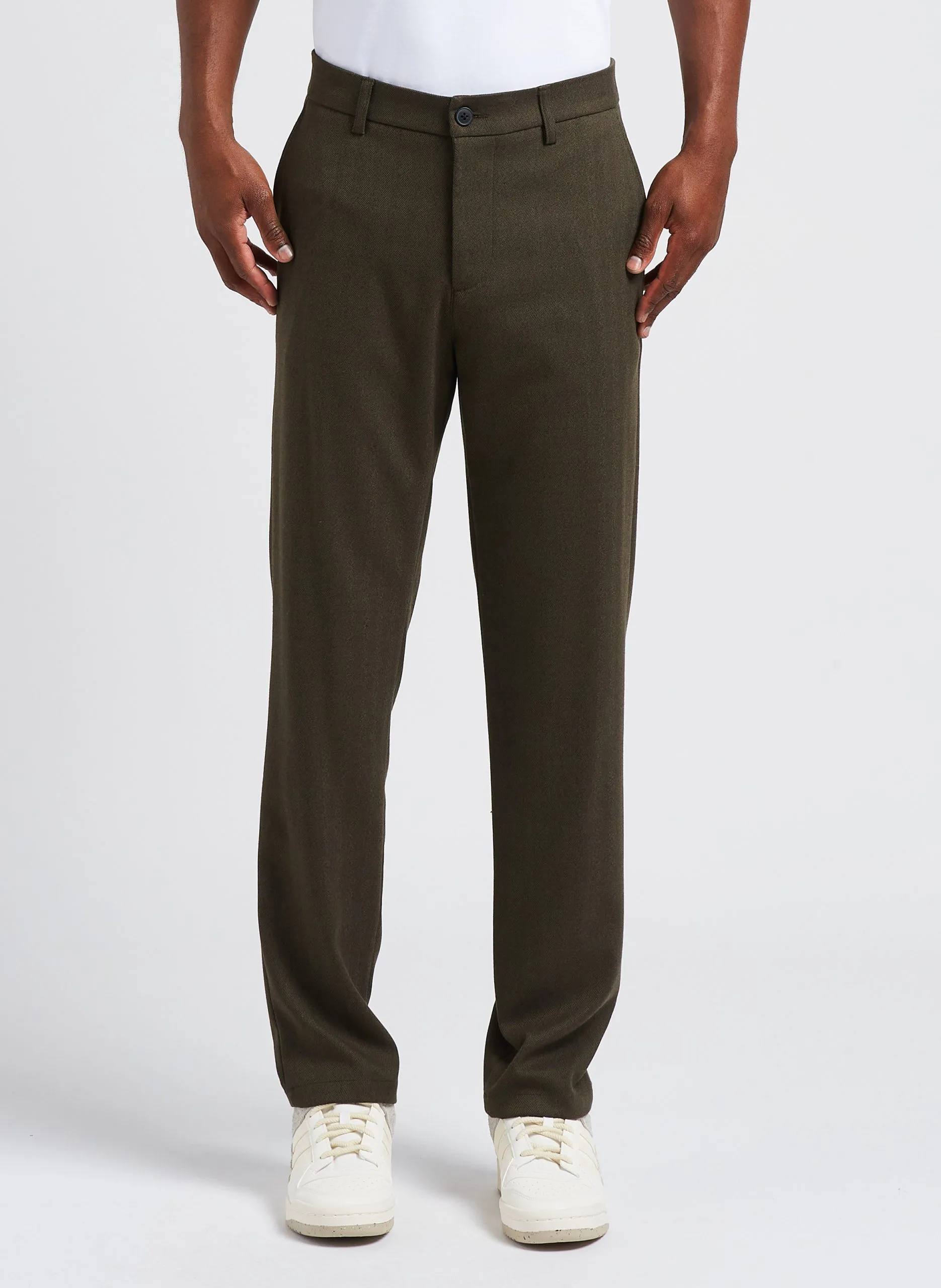 Anzughose mit Fischgrätmuster Mehrfarbig COMO REG