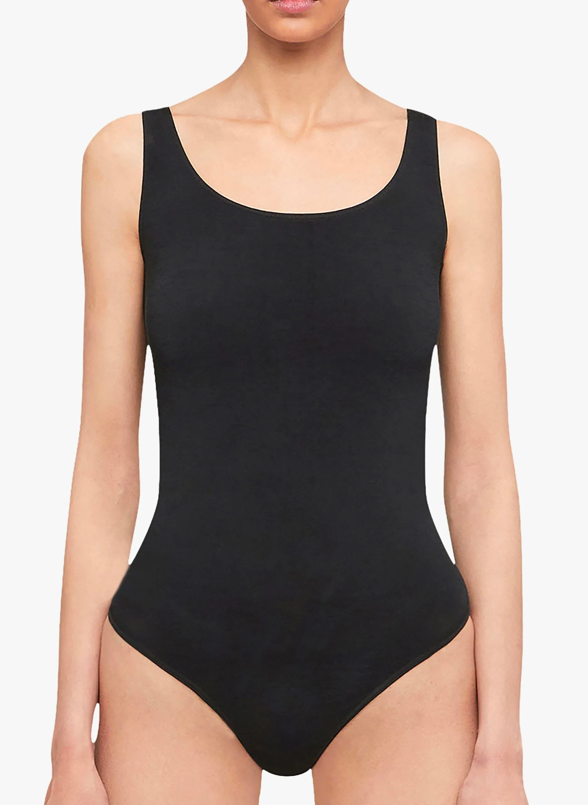 Body aus Baumwoll-Mix Schwarz JAMAIKA