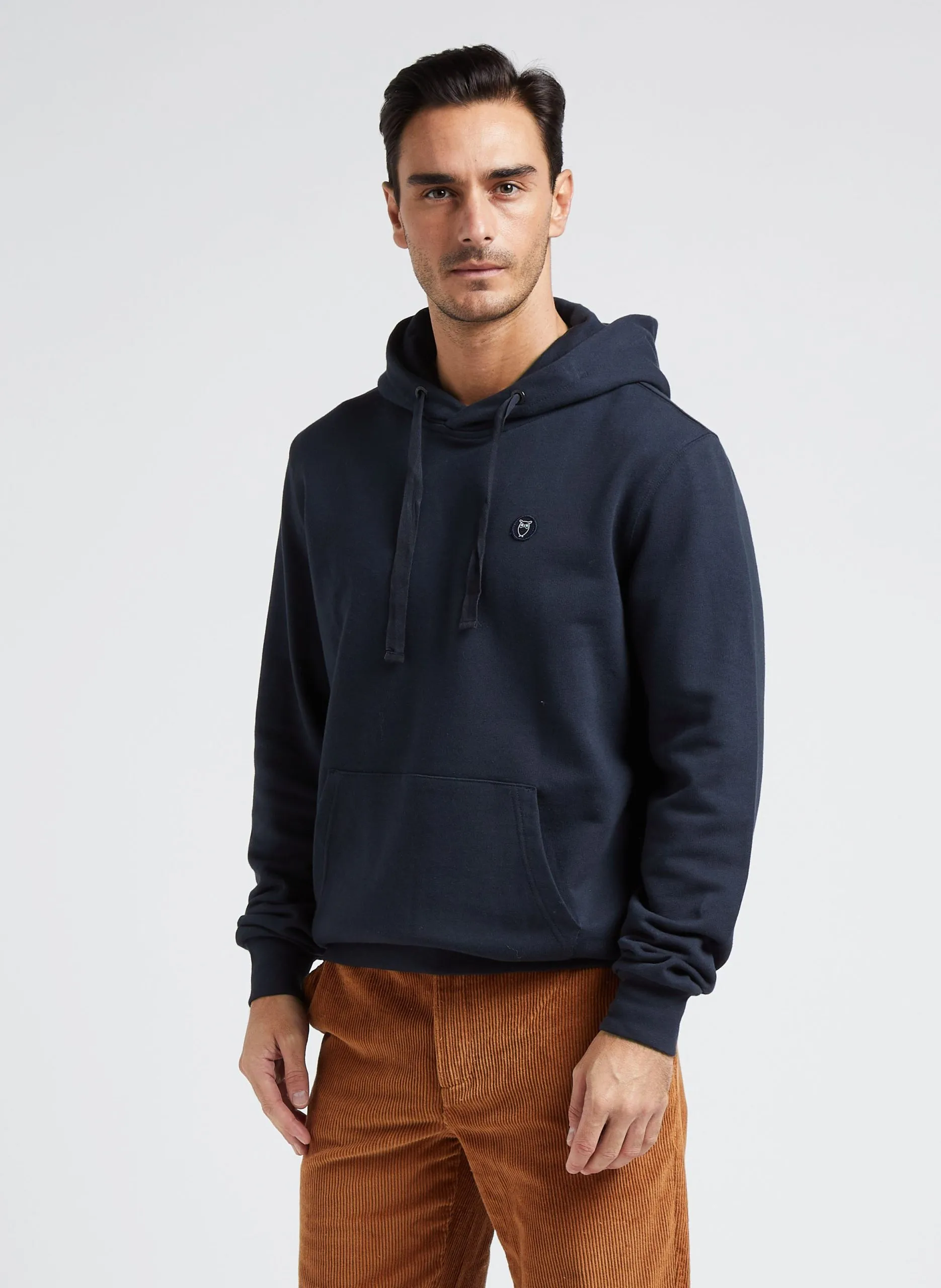 Kapuzensweatshirt aus Bio-Baumwolle Blau