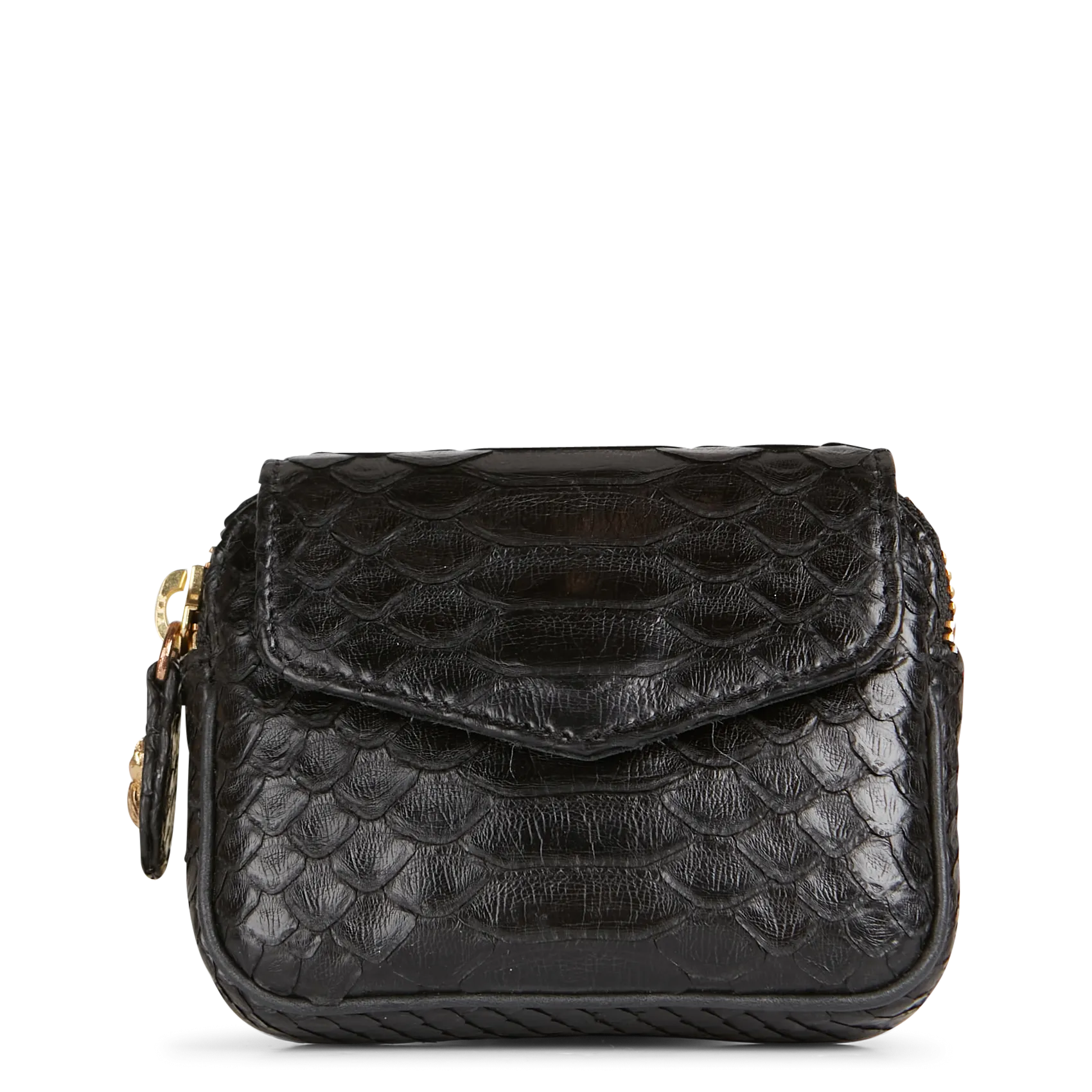 Lederportemonnaie Schwarz KARL