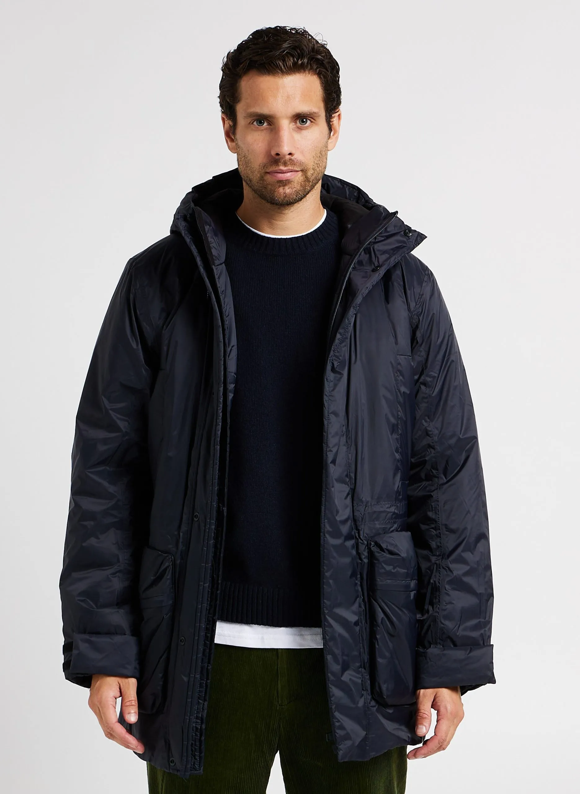 Steppjacke mit Kapuze Blau VARDO