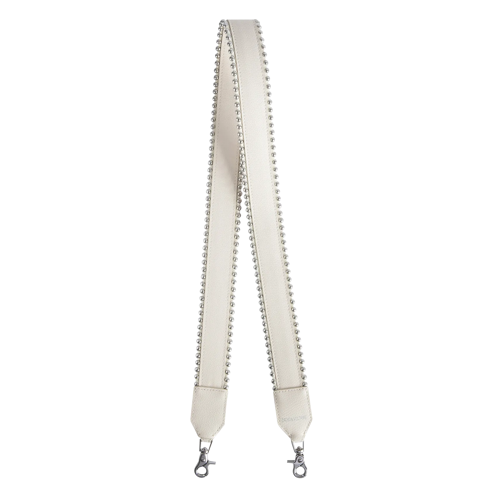 Taschenriemen aus Leder Weiss STRAP