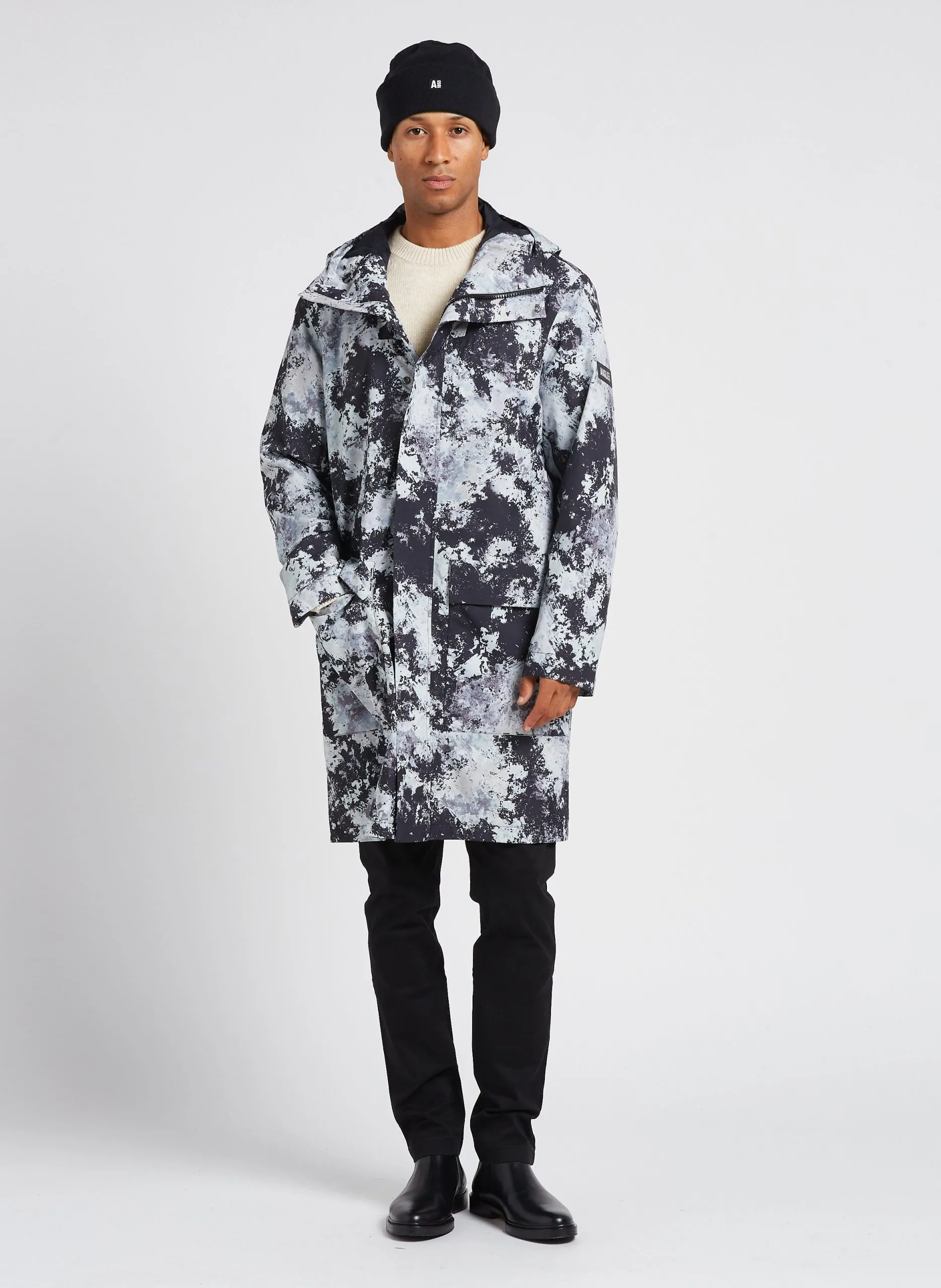 Windjacke mit Kapuze Mehrfarbig