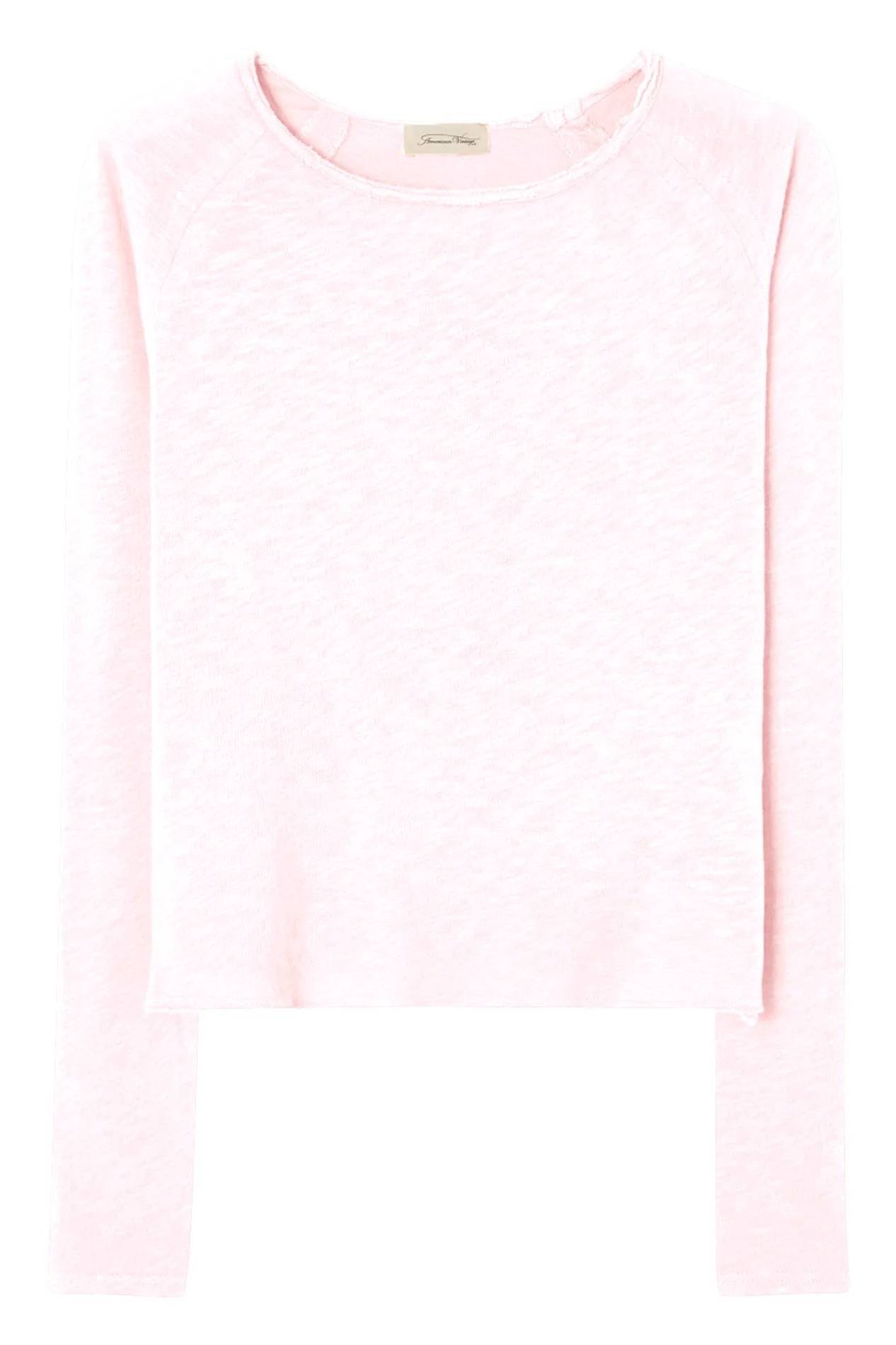 Rundhals-T-Shirt aus Baumwolle Rosa SONOMA