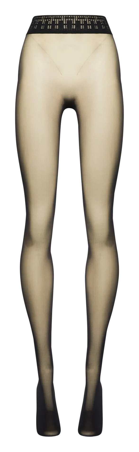 Transparente Strumpfhose Schwarz Fatal 15 Tights