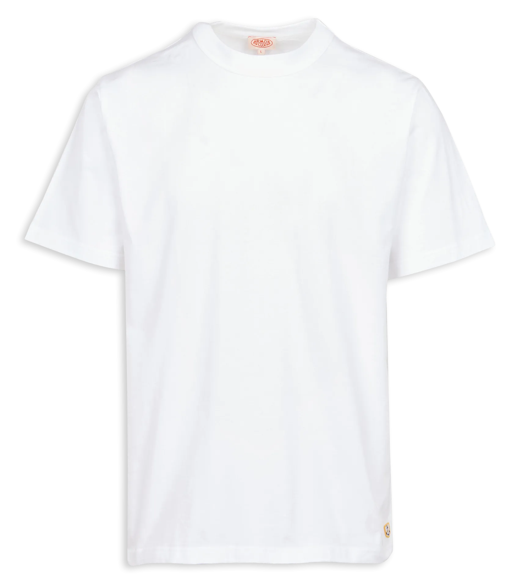 Gerade geschnittenes T-Shirt aus Bio-Baumwolle mit halsnahem Ausschnitt Weiss CALLAC