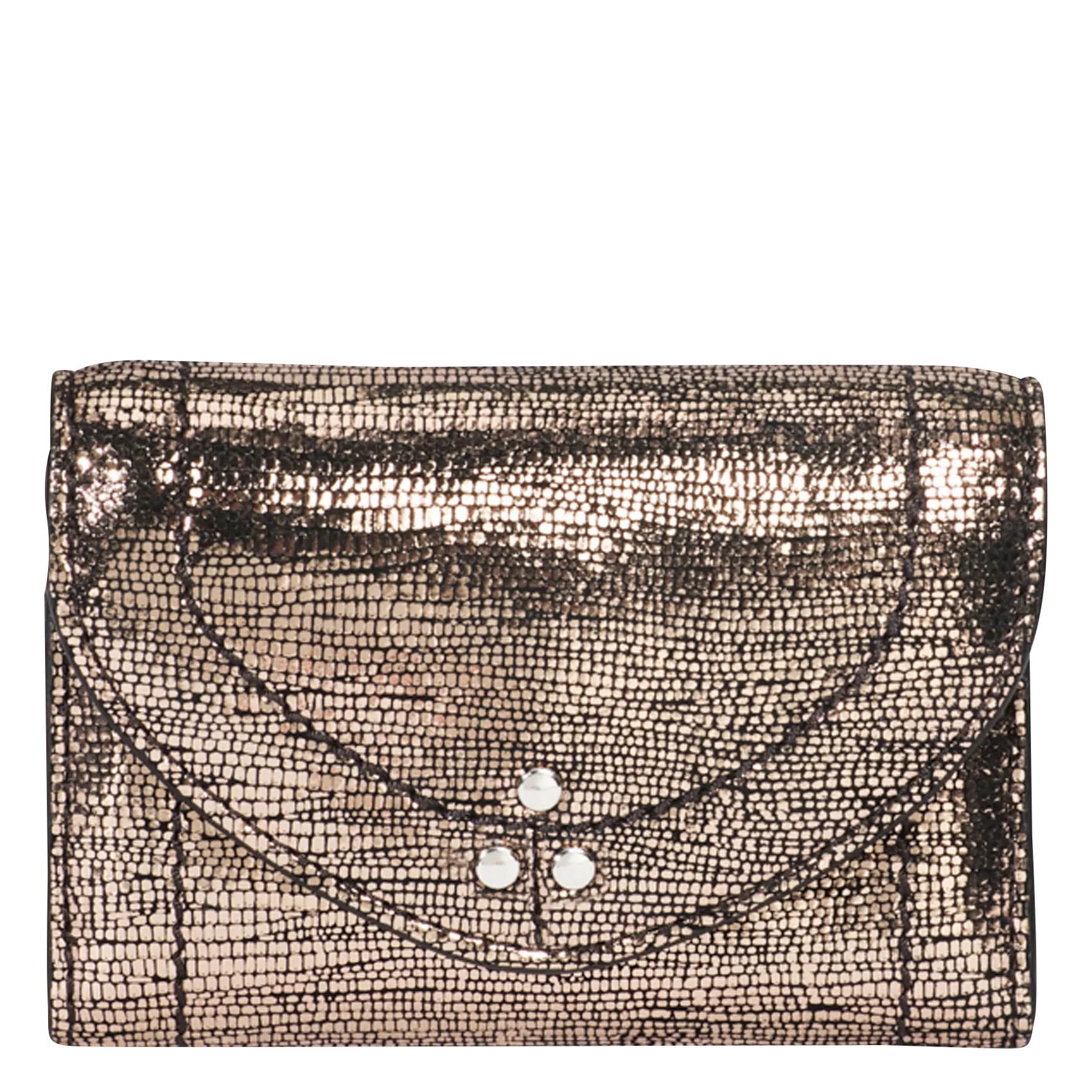 Brieftasche aus Leder Golden HELMUT PM