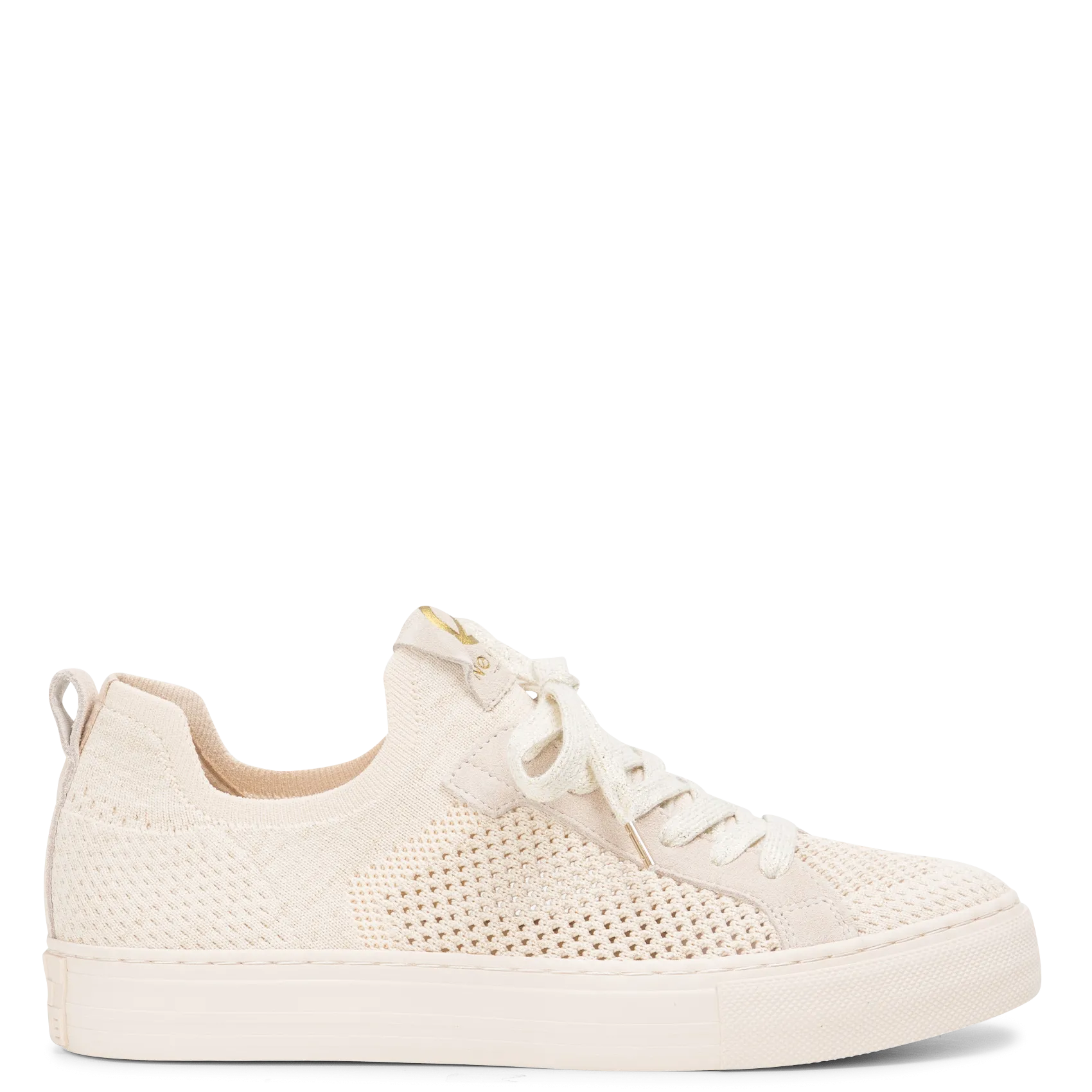 Niedrige Canvas-Sneaker in Häkel-Optik Beige ARCADE FLY