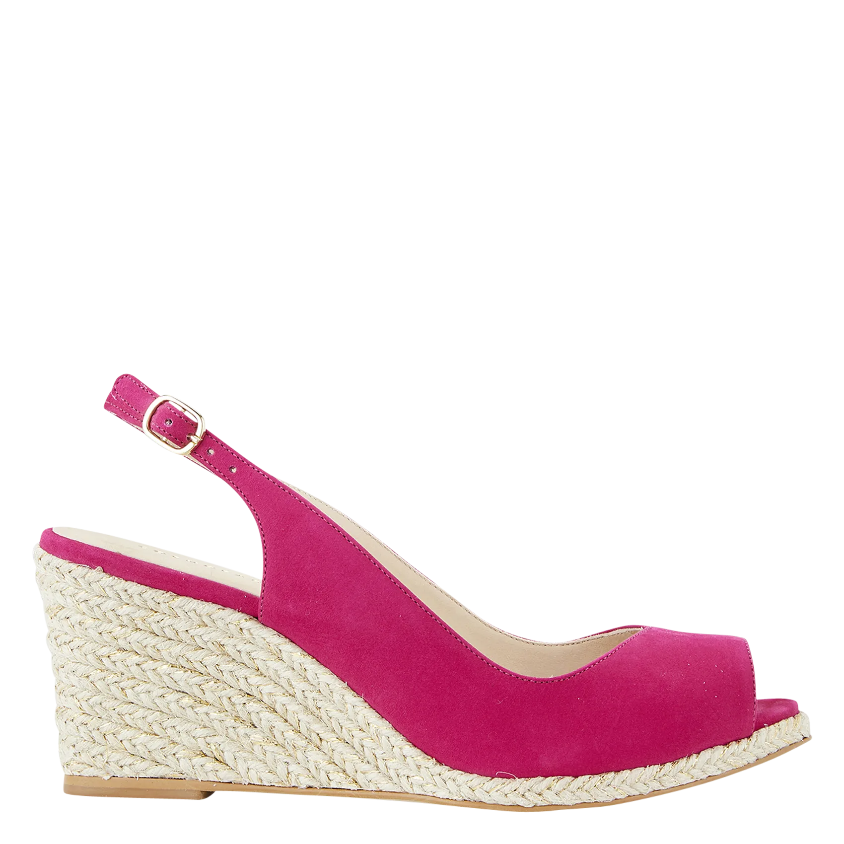 Leder-Espadrilles Rosa ZENIANA