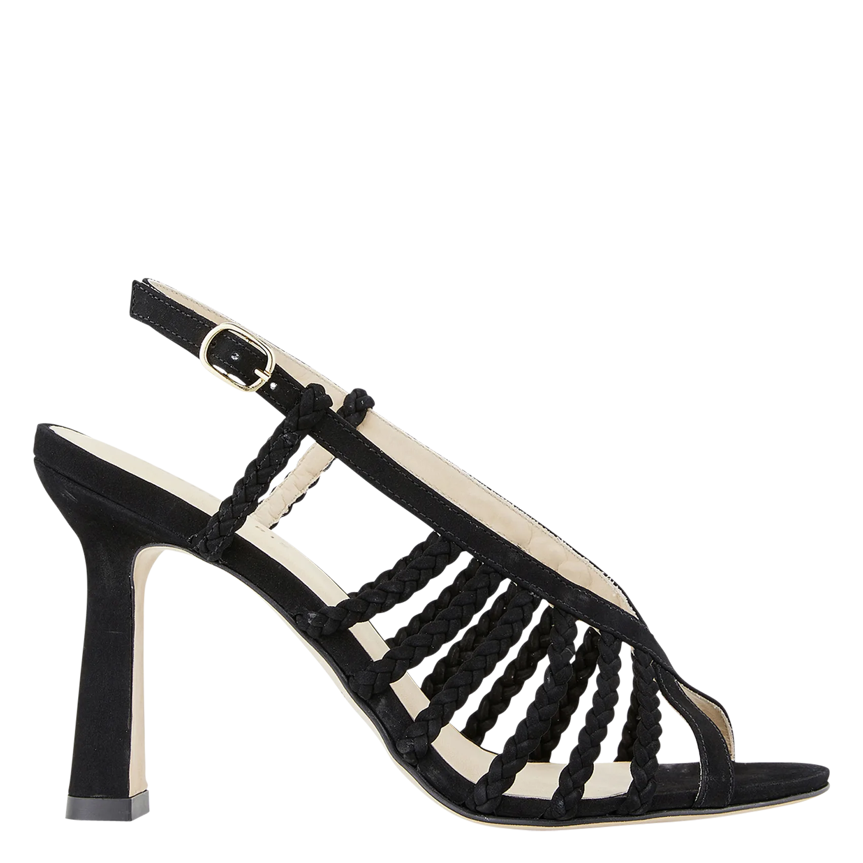 Flache Leder-Mules Schwarz ORIANE