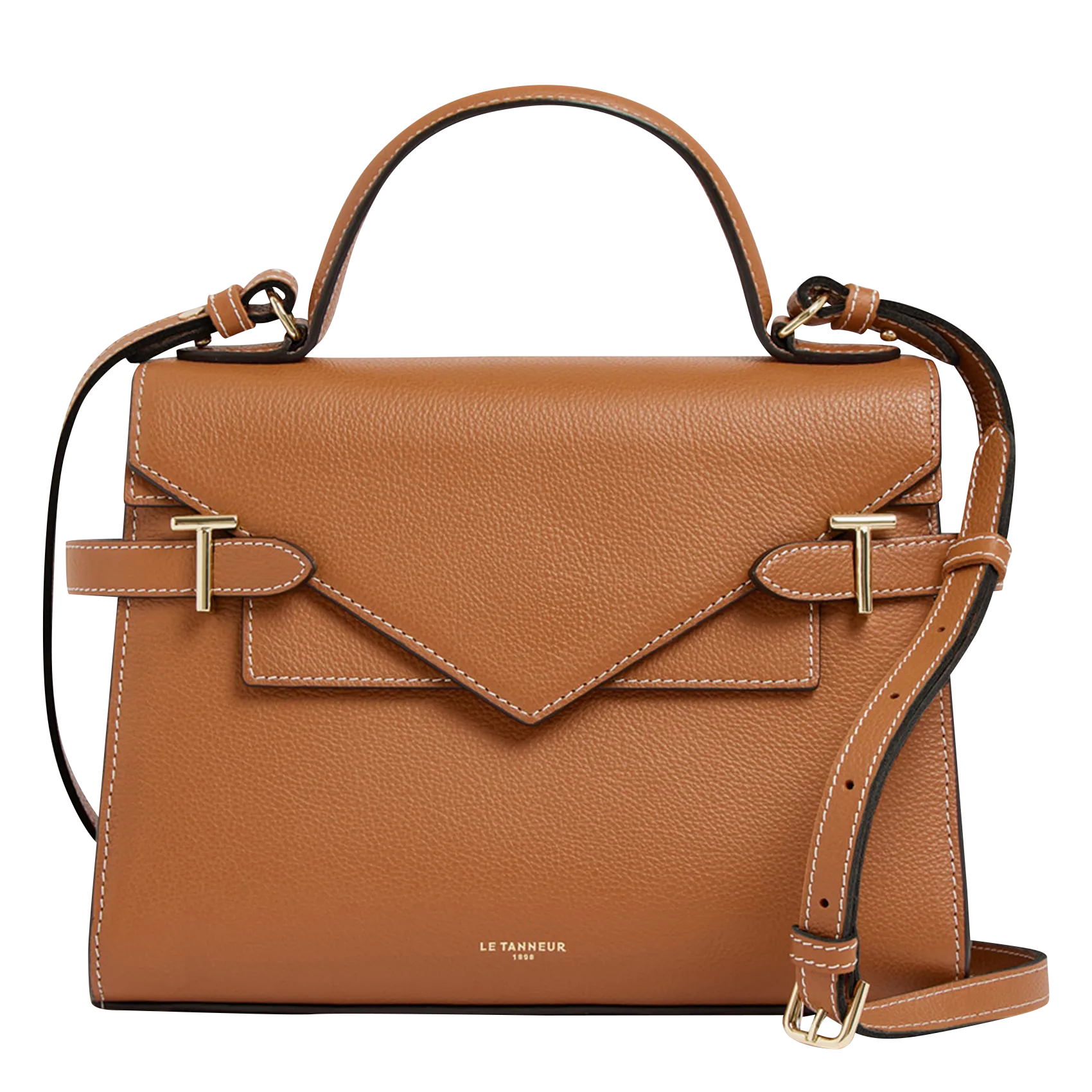 Lederhandtasche Braun EMILIE