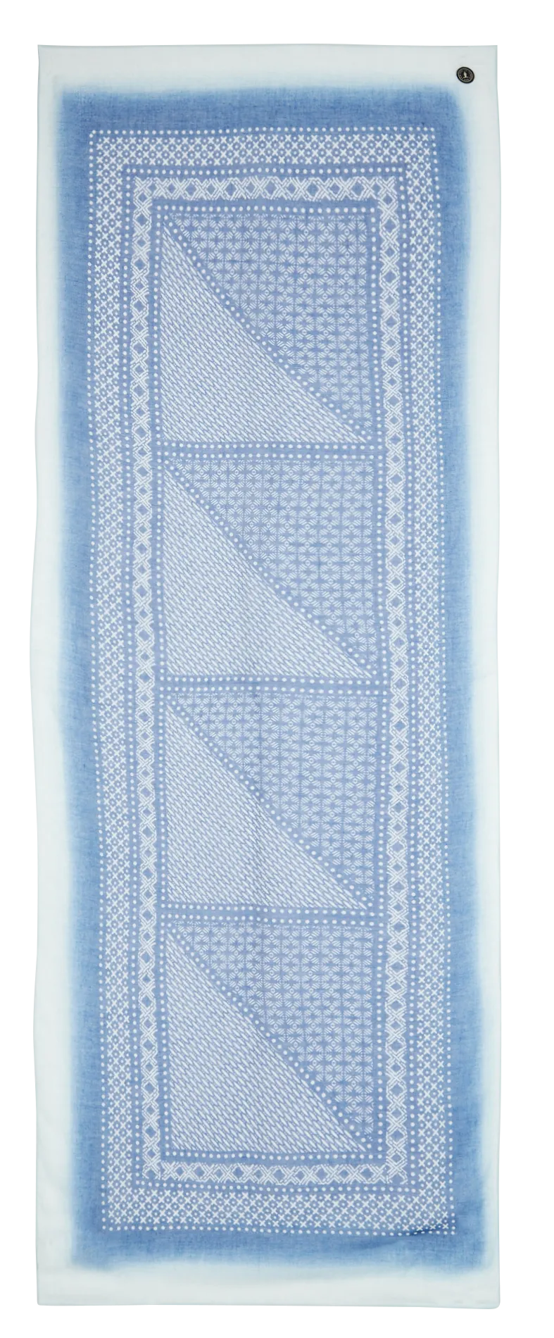 Tuch mit Print Blau MIKOR