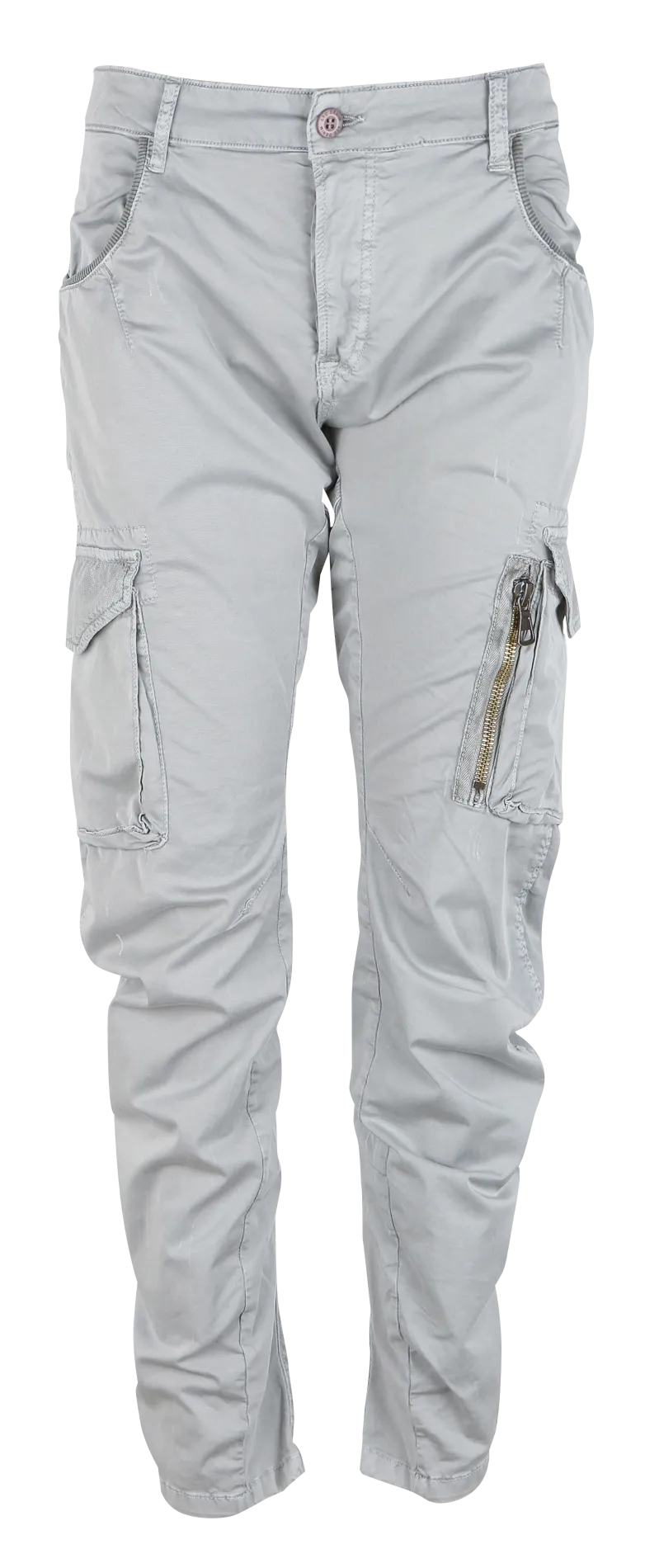 Cargohose aus Baumwoll-Mix Grau ALBAN