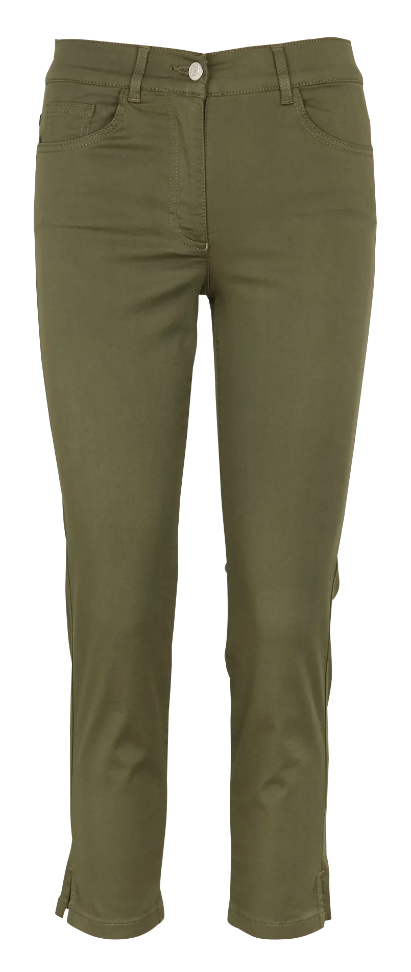 Caprihose aus Baumwoll-Mix Grun PK012-MASONB