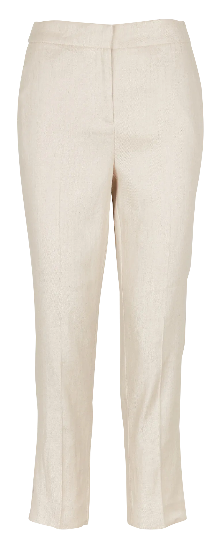 Zigarettenhose aus Leinen-Mix Beige 241P-PALLAN