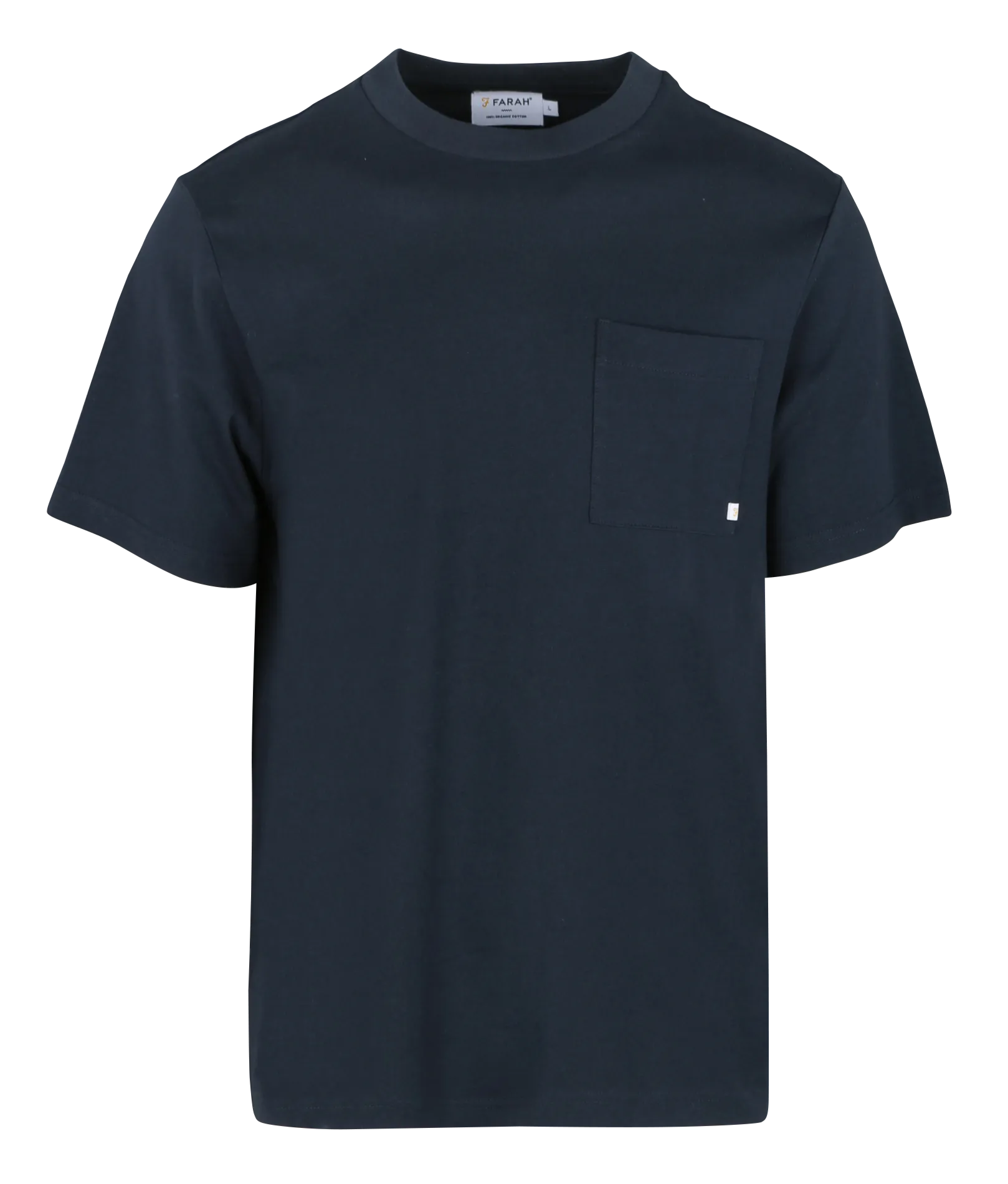 Rundhals-T-Shirt aus Bio-Baumwolle Blau STACY