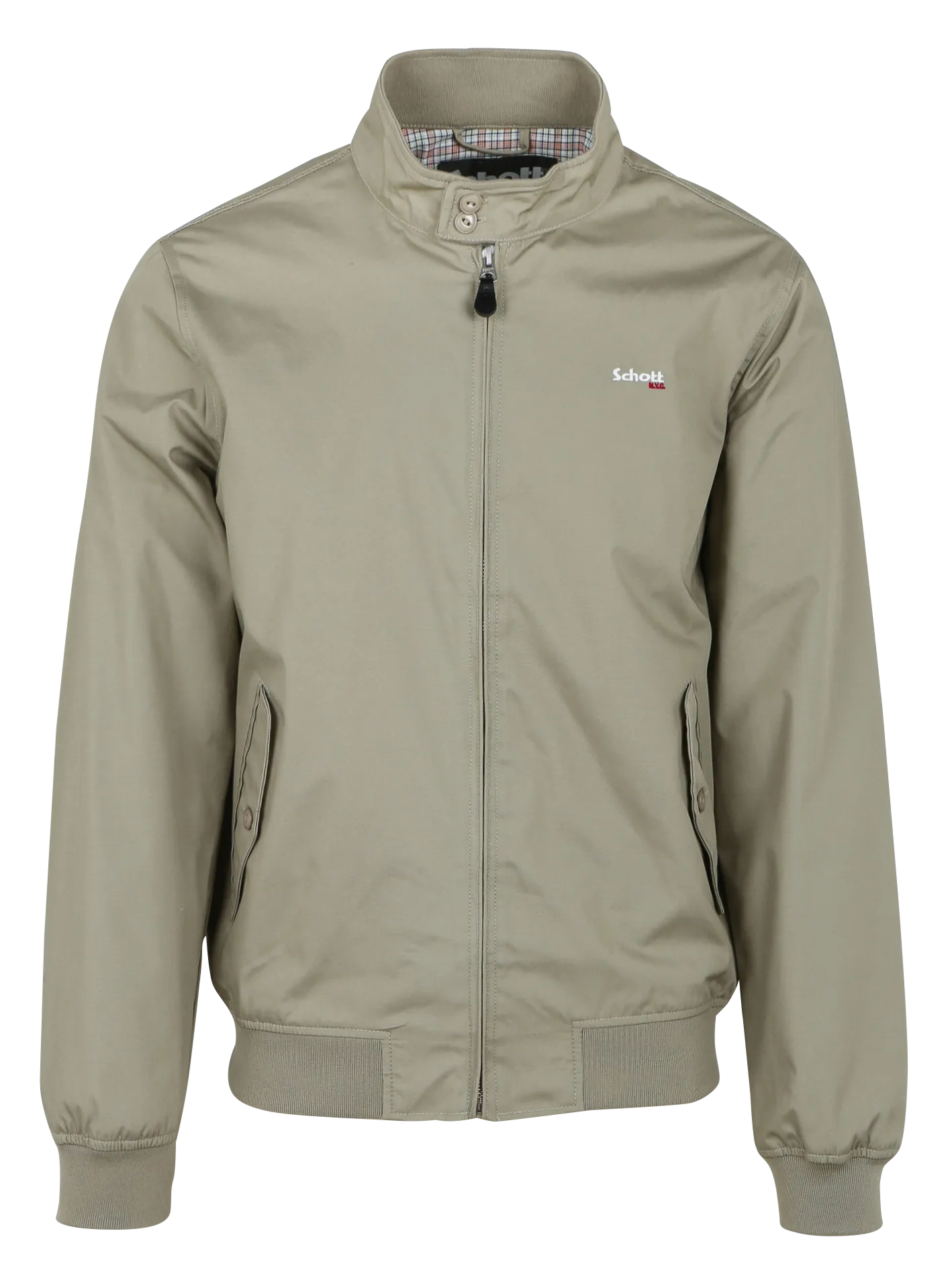 Blouson mit Stehkragen, Regular Fit Khaki