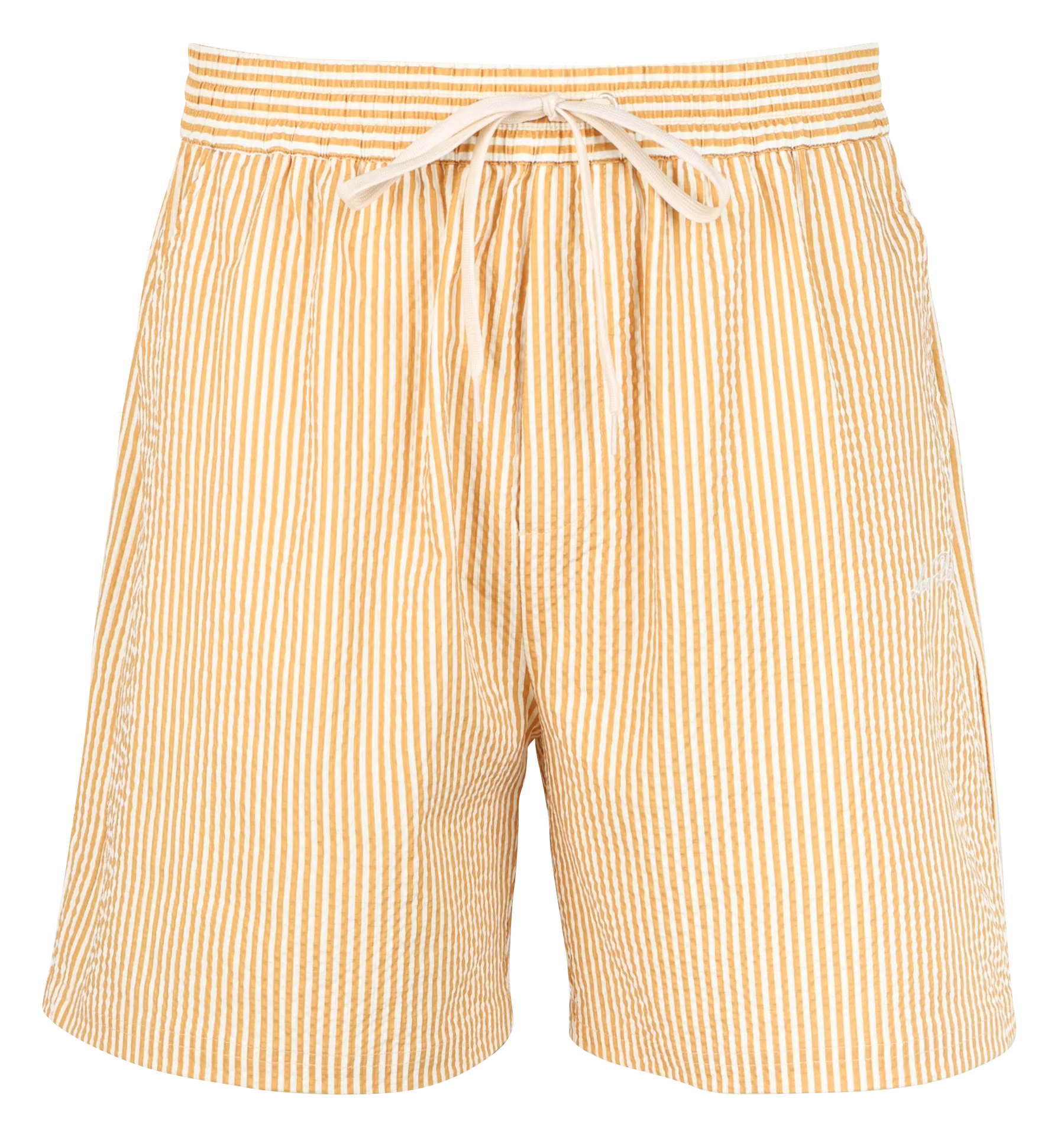 Gestreifte Badeshorts Gelb STAN