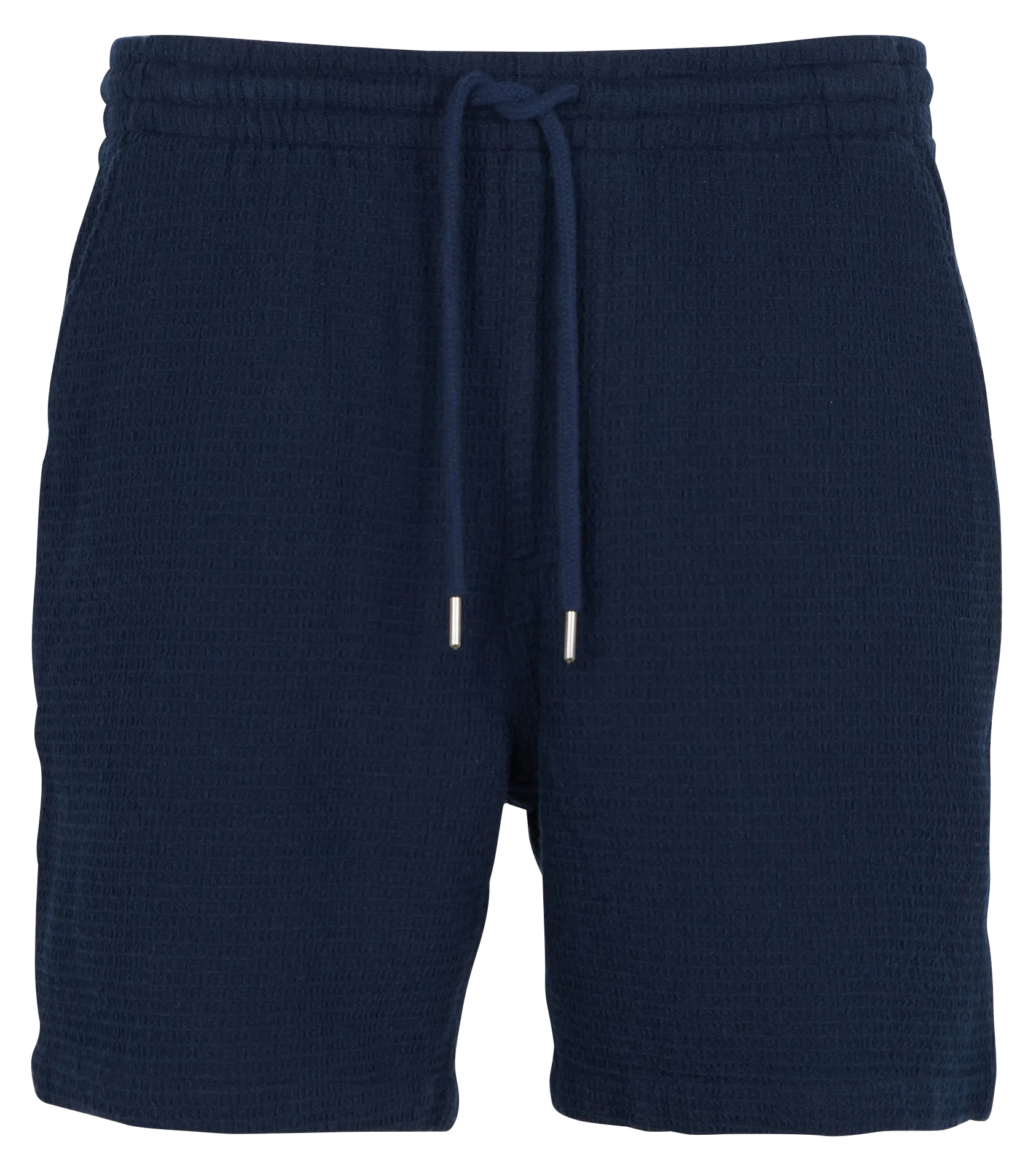 Baumwollshorts in Waffeloptik Blau REDWALD