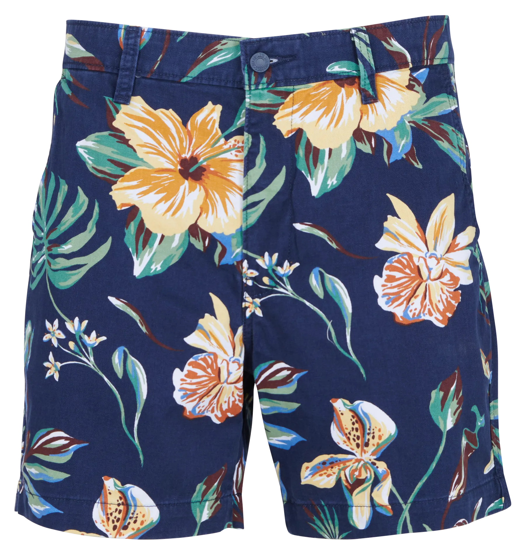 Bedruckte Baumwollshorts Blau XX AUTHENTIC