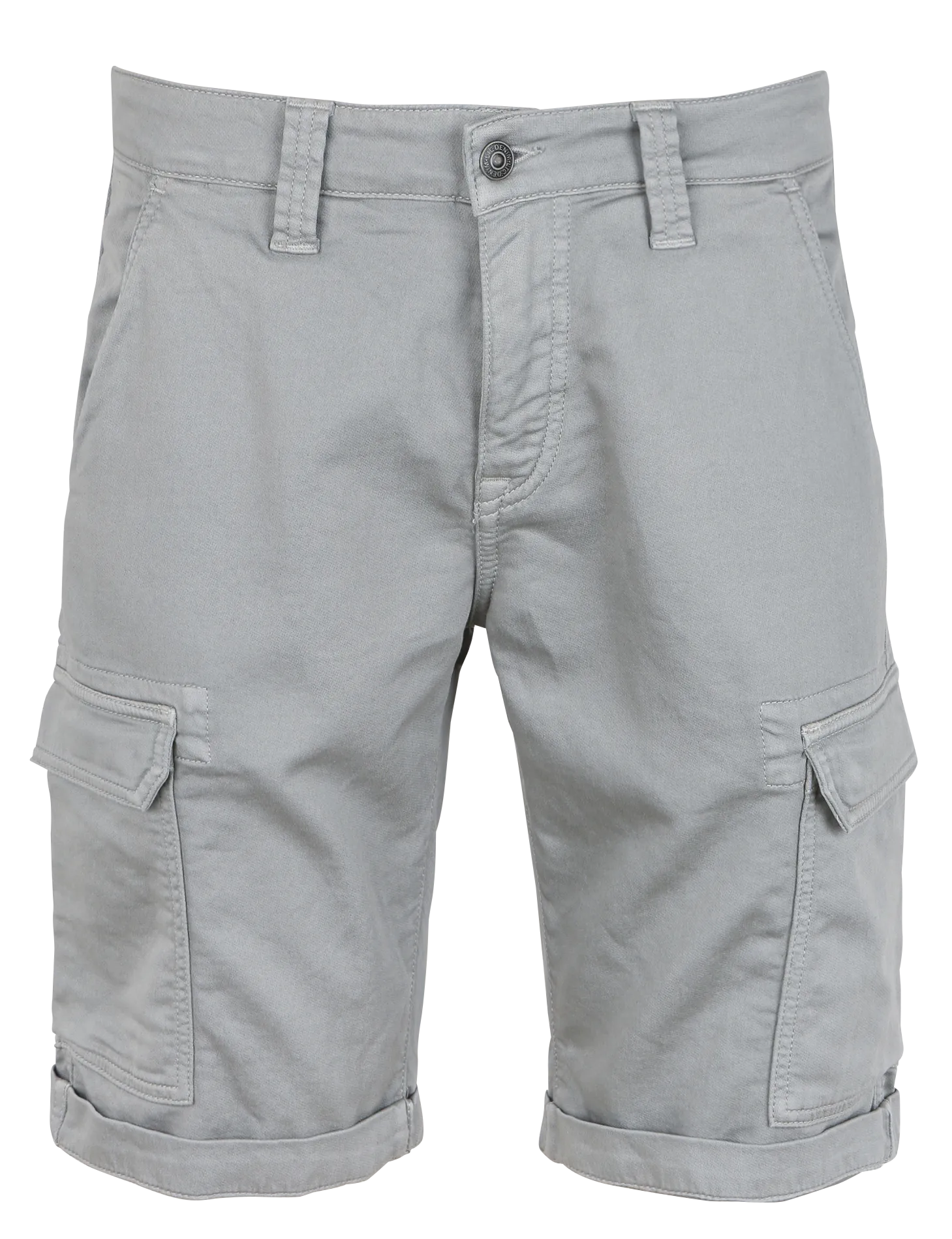 Bermudashorts aus Baumwoll-Mix mit mehreren Taschen Grau DAMON