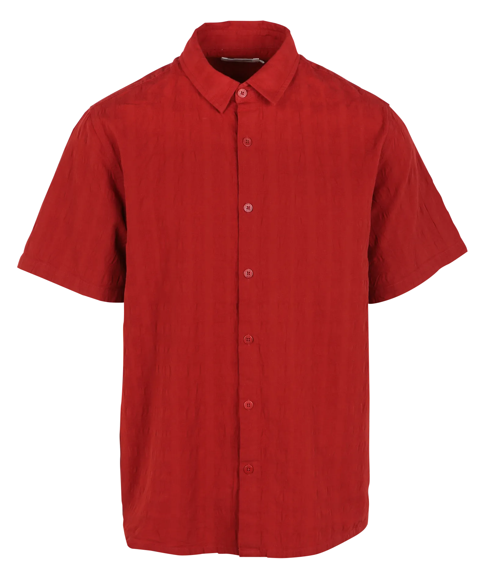 Hemd aus Bio-Baumwolle mit klassischem Kragen Orange CUADRITO TOM