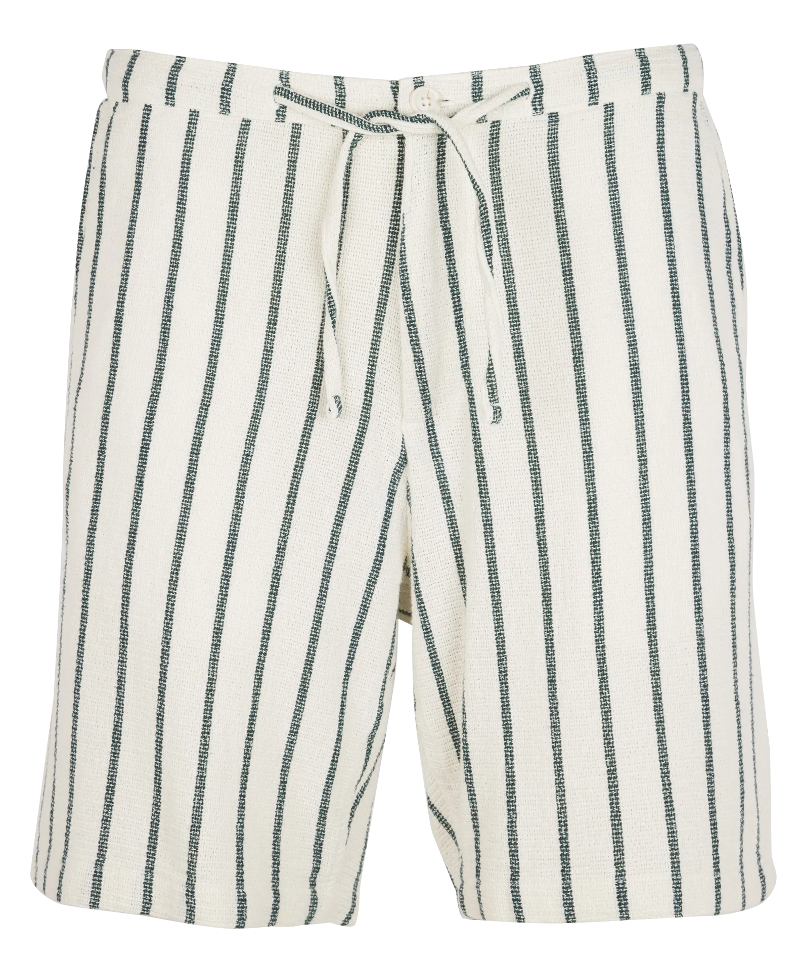 Gerade geschnittene, gestreifte Shorts aus Bio-Baumwolle Gestreift BRODY