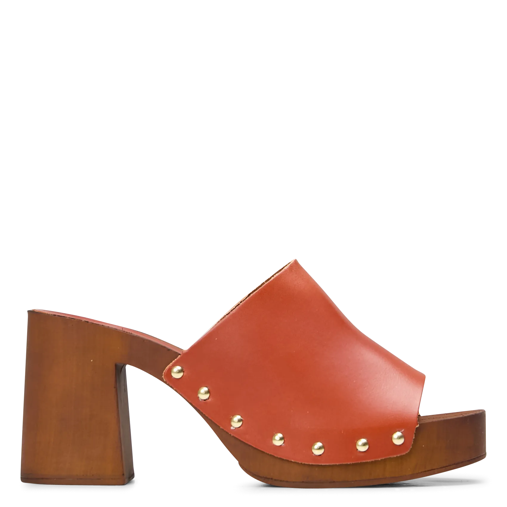 Leder-Mules Braun LYSANDRE