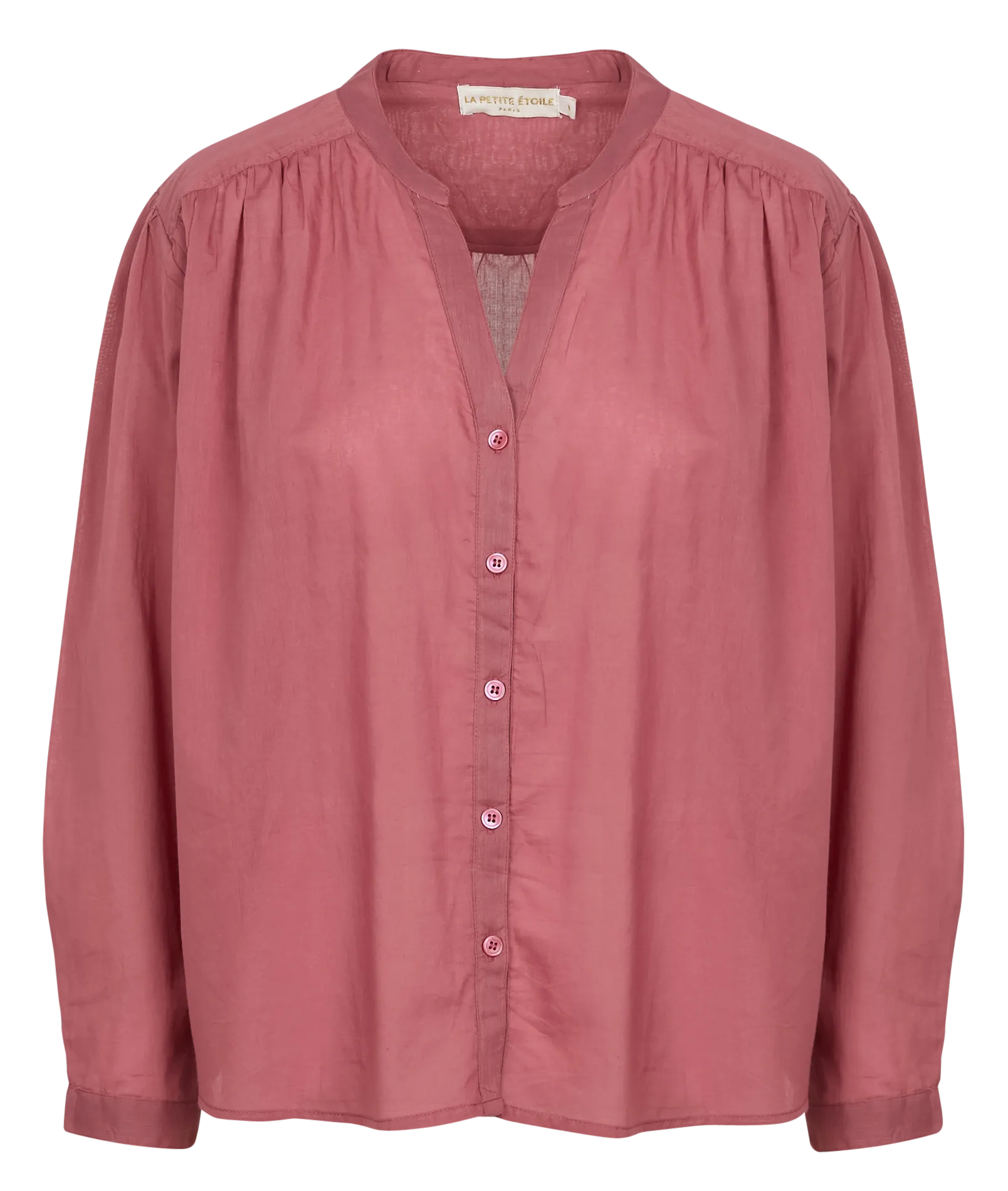 Weite Baumwollbluse Rosa BOLIA