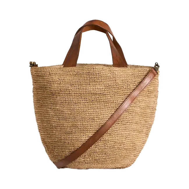 Basttasche Beige MIROZY