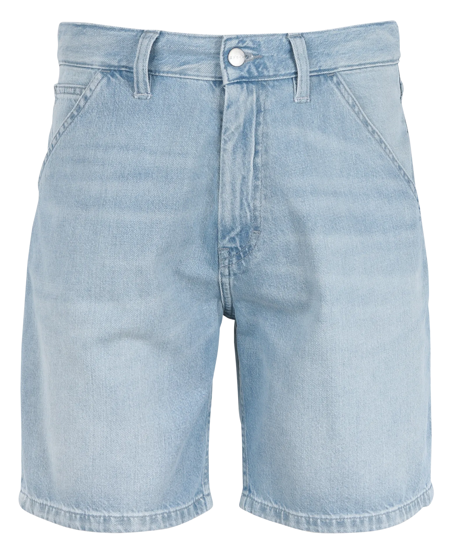 Gerade geschnittene Baumwollshorts Blau BRIDGER