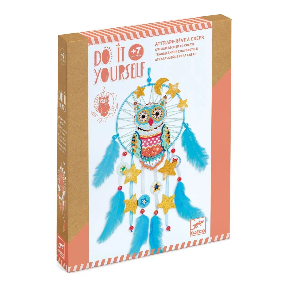 DIY: Traumfänger "Goldene Eule"