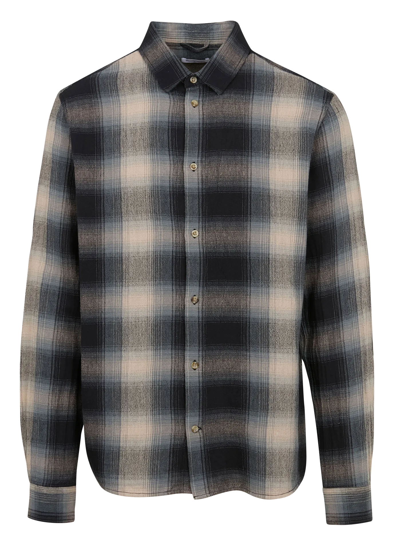 Kariertes Hemd aus Bio-Baumwolle Mehrfarbig