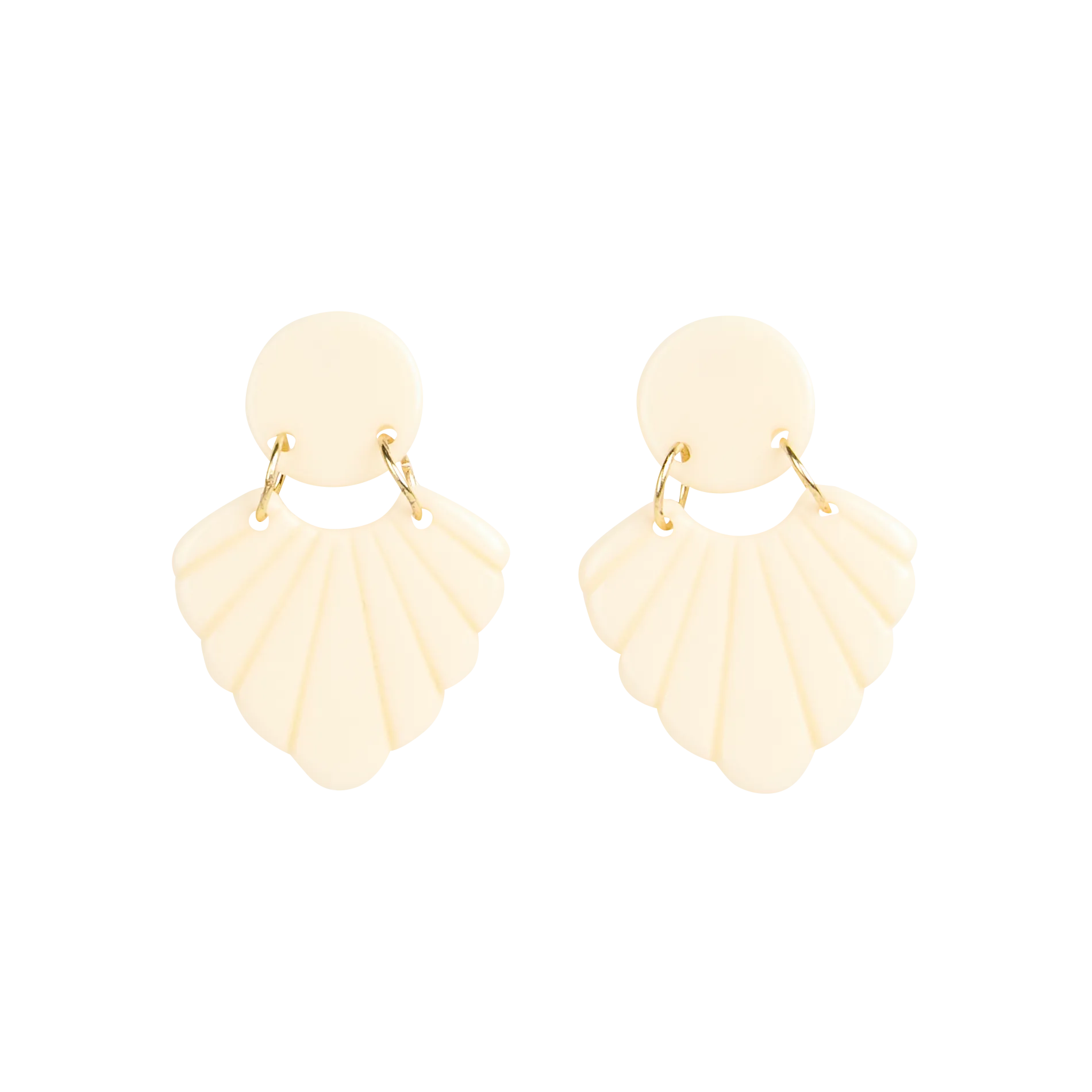 Ohrringe Weiss FLORA