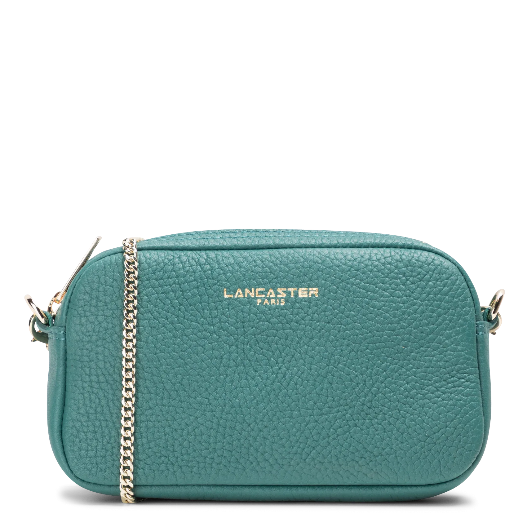 Mini Umhängetasche aus Leder Grun STUDIO MIMI