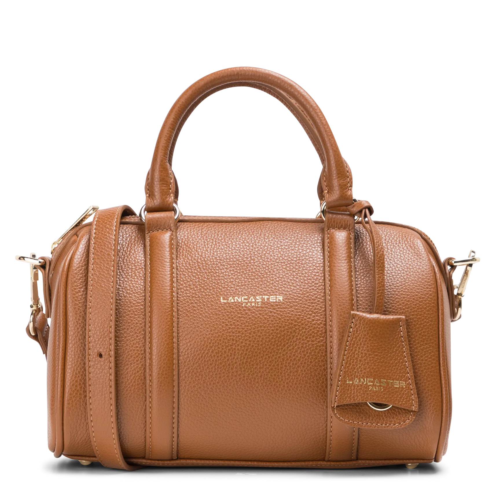 Weekendtasche aus genarbtem Leder Braun MILANO ANA