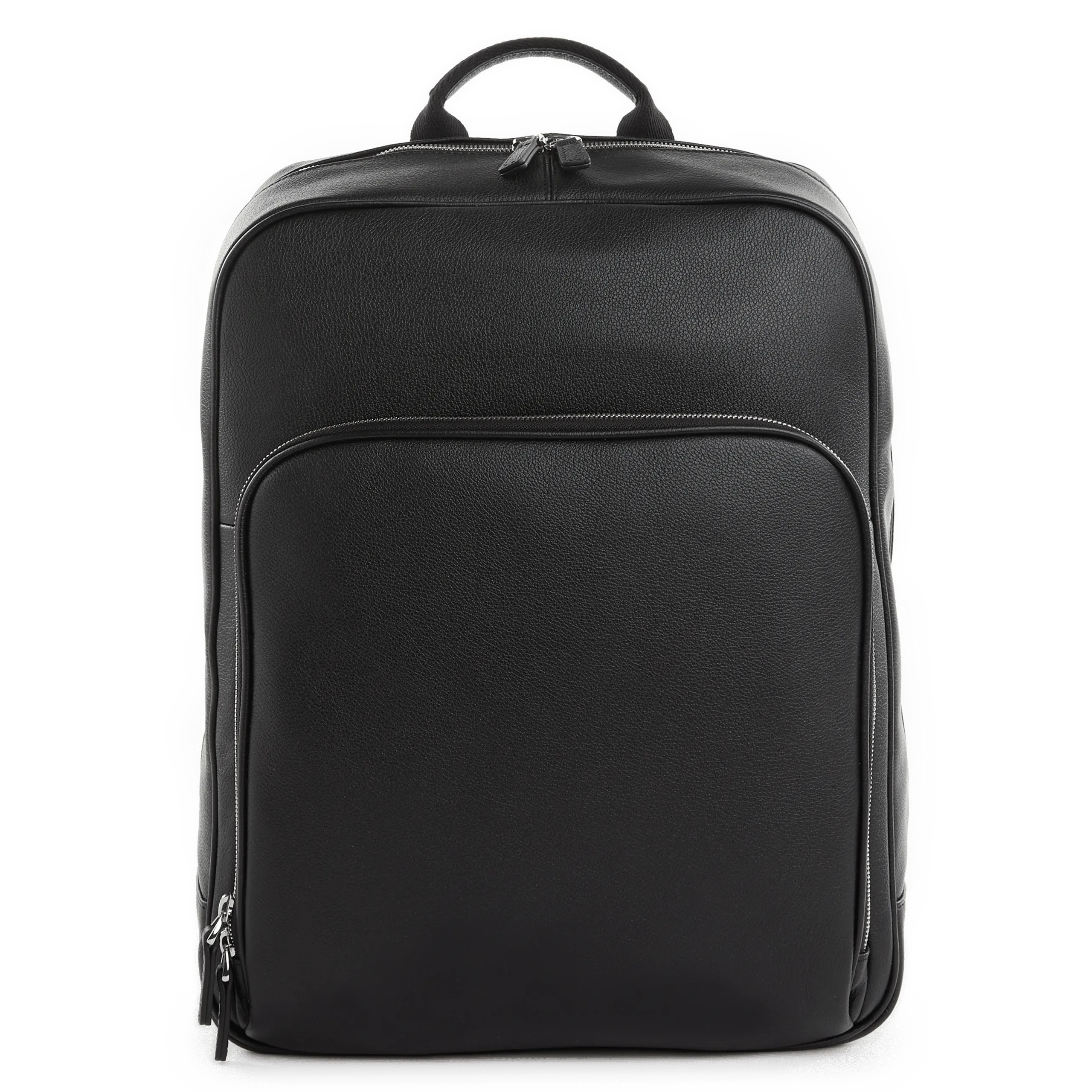 Lederrucksack Schwarz CITY