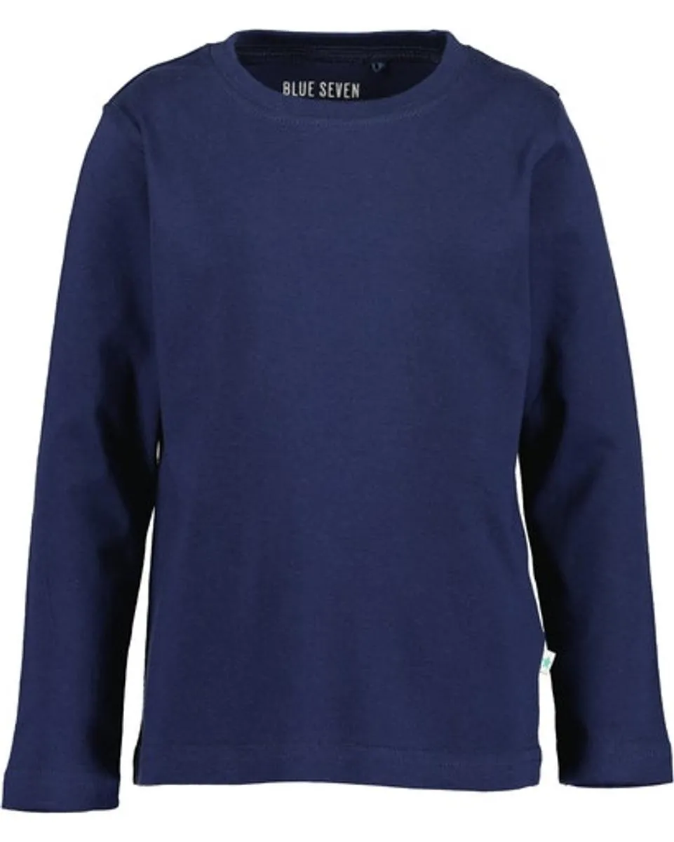Basic-Shirt, Baumwolle, ultramarin