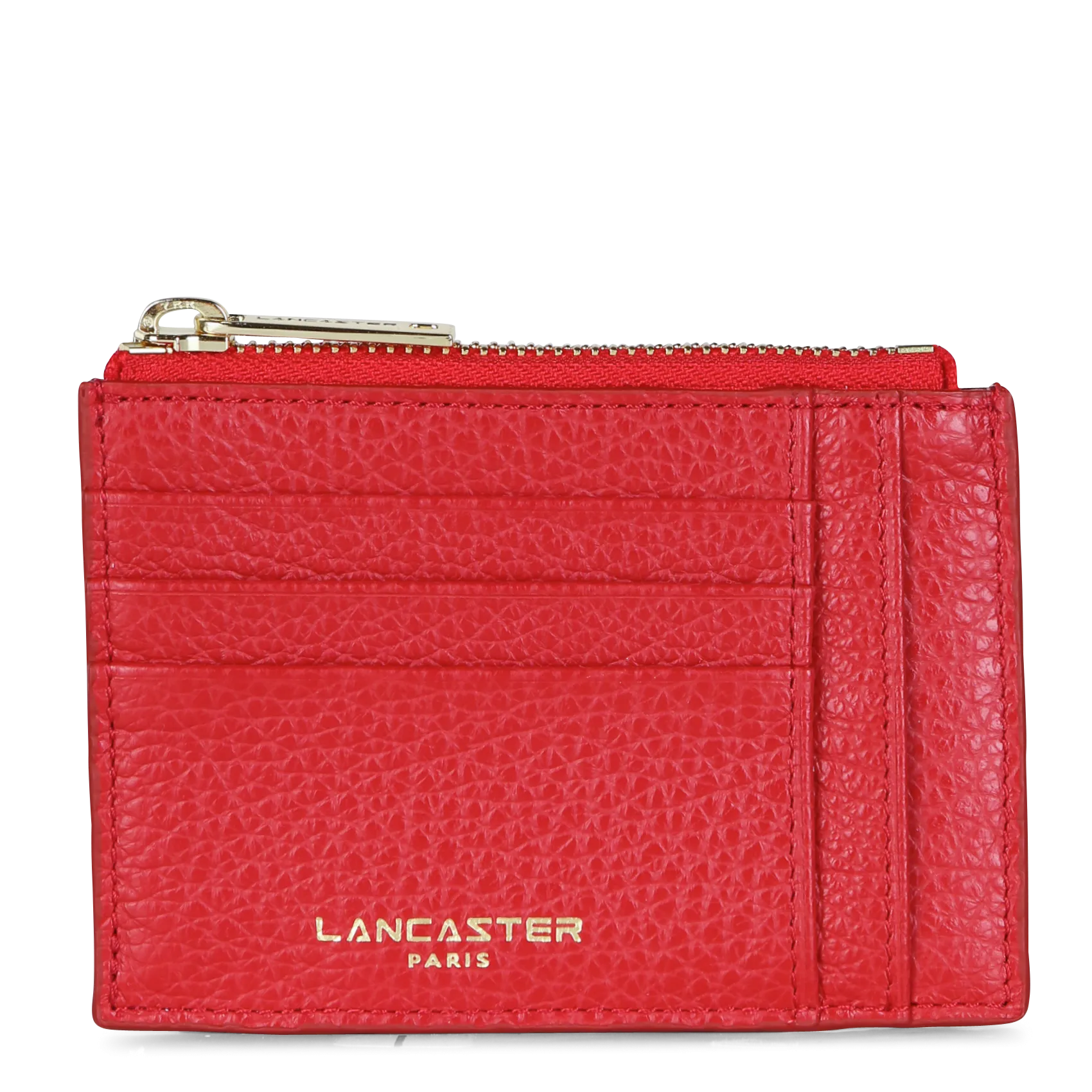 Leder-Kartenhalter Rot DUNE